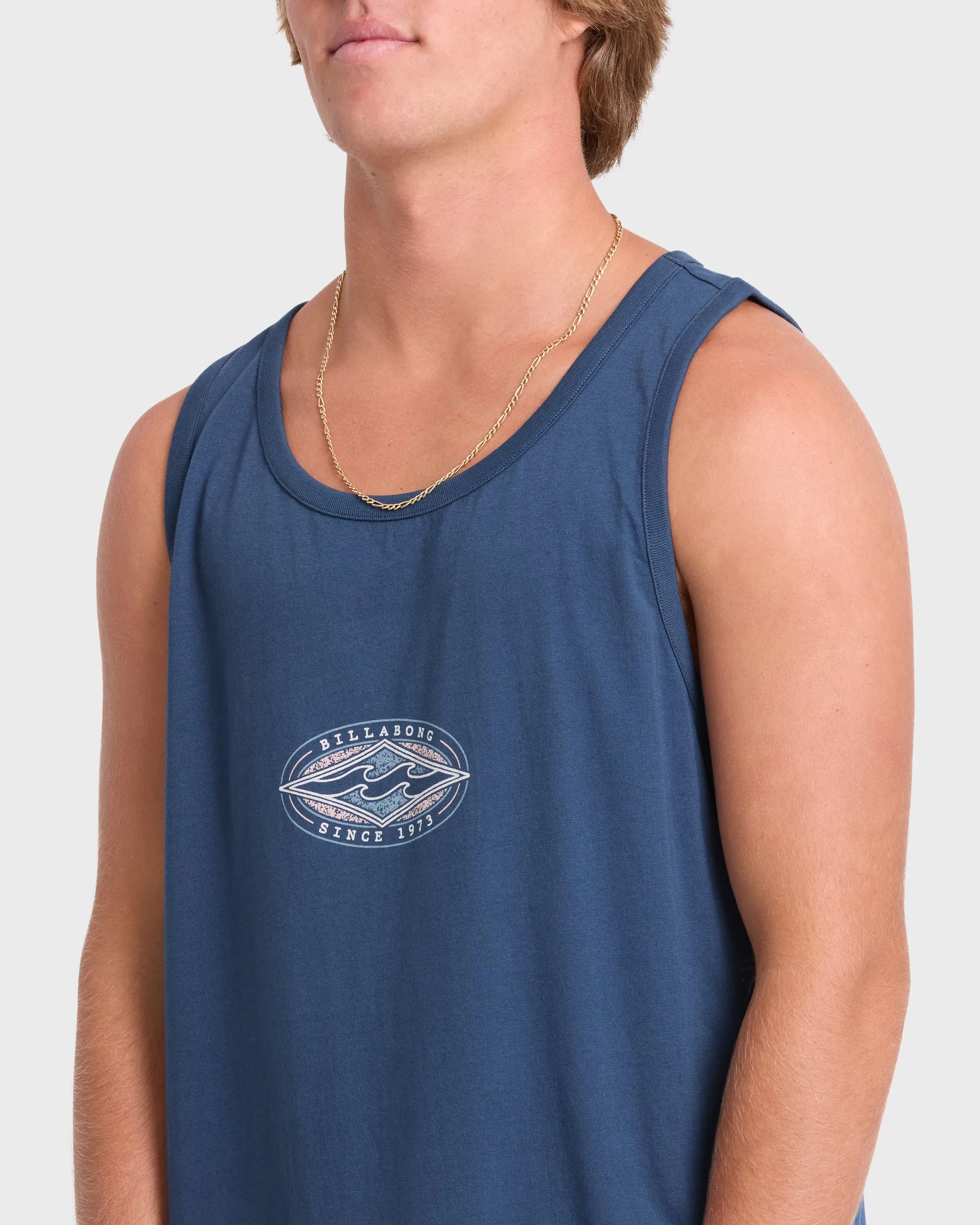 Rotor Diamond Premium Tank Top - Dark Denim sold by Billabong product image thumbnail 5