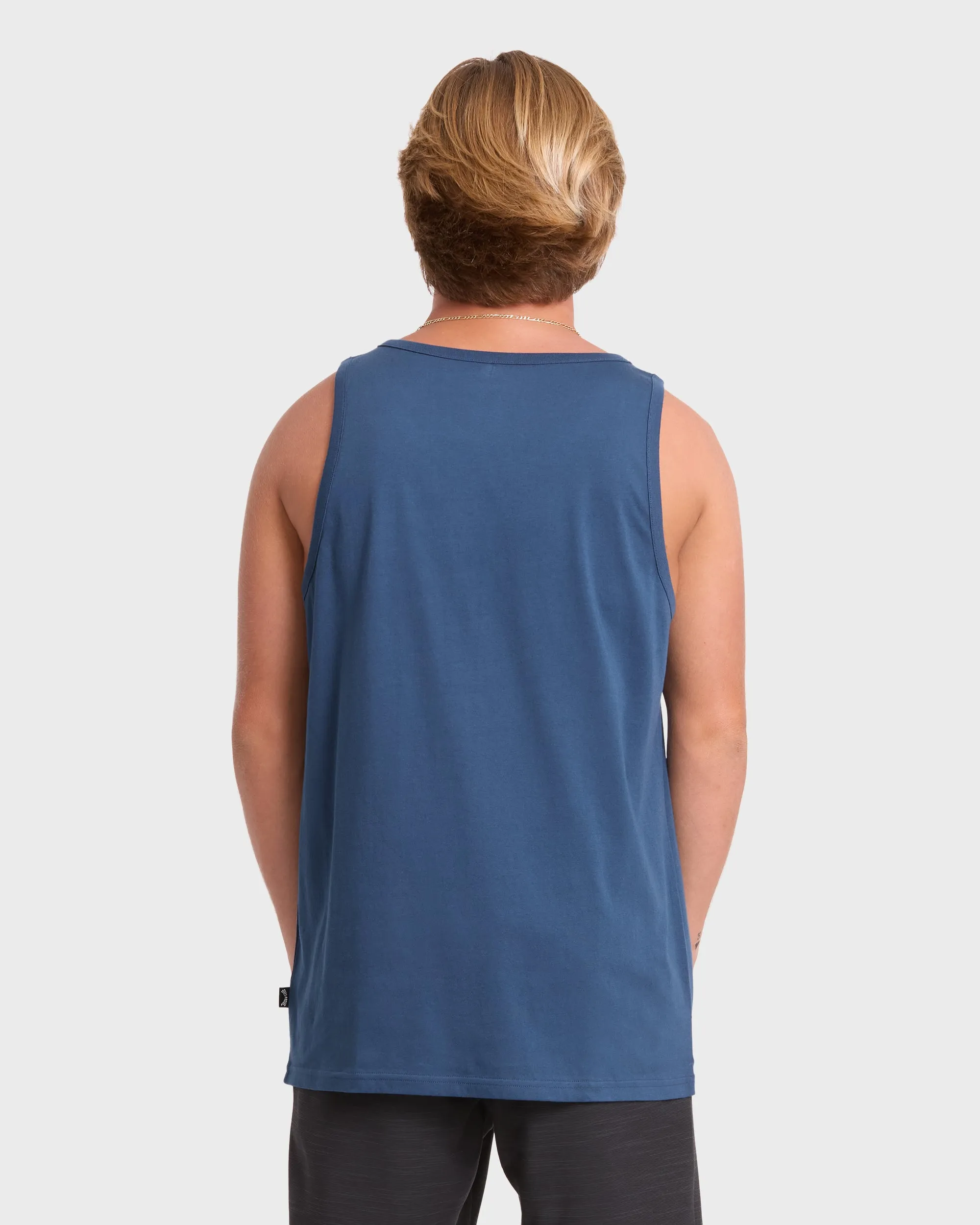 Rotor Diamond Premium Tank Top - Dark Denim sold by Billabong product image thumbnail 2