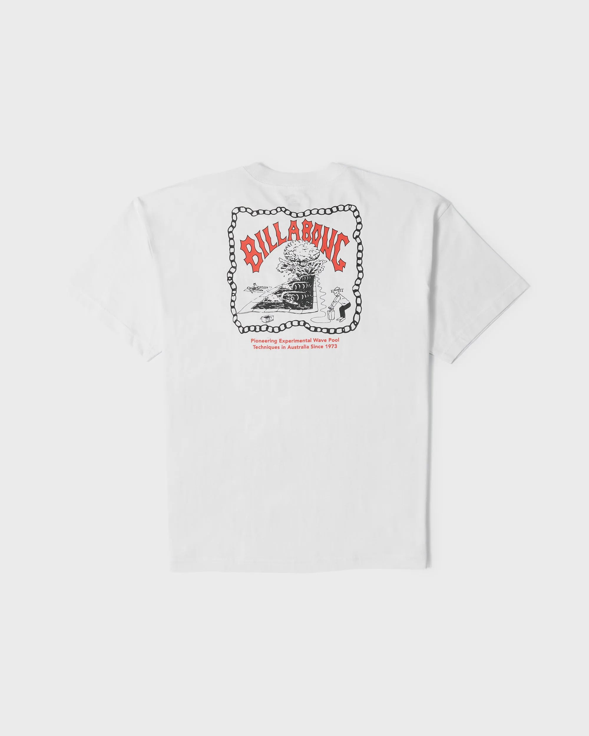 Wave Pool OG Short Sleeve Knit T-Shirt - White sold by Billabong