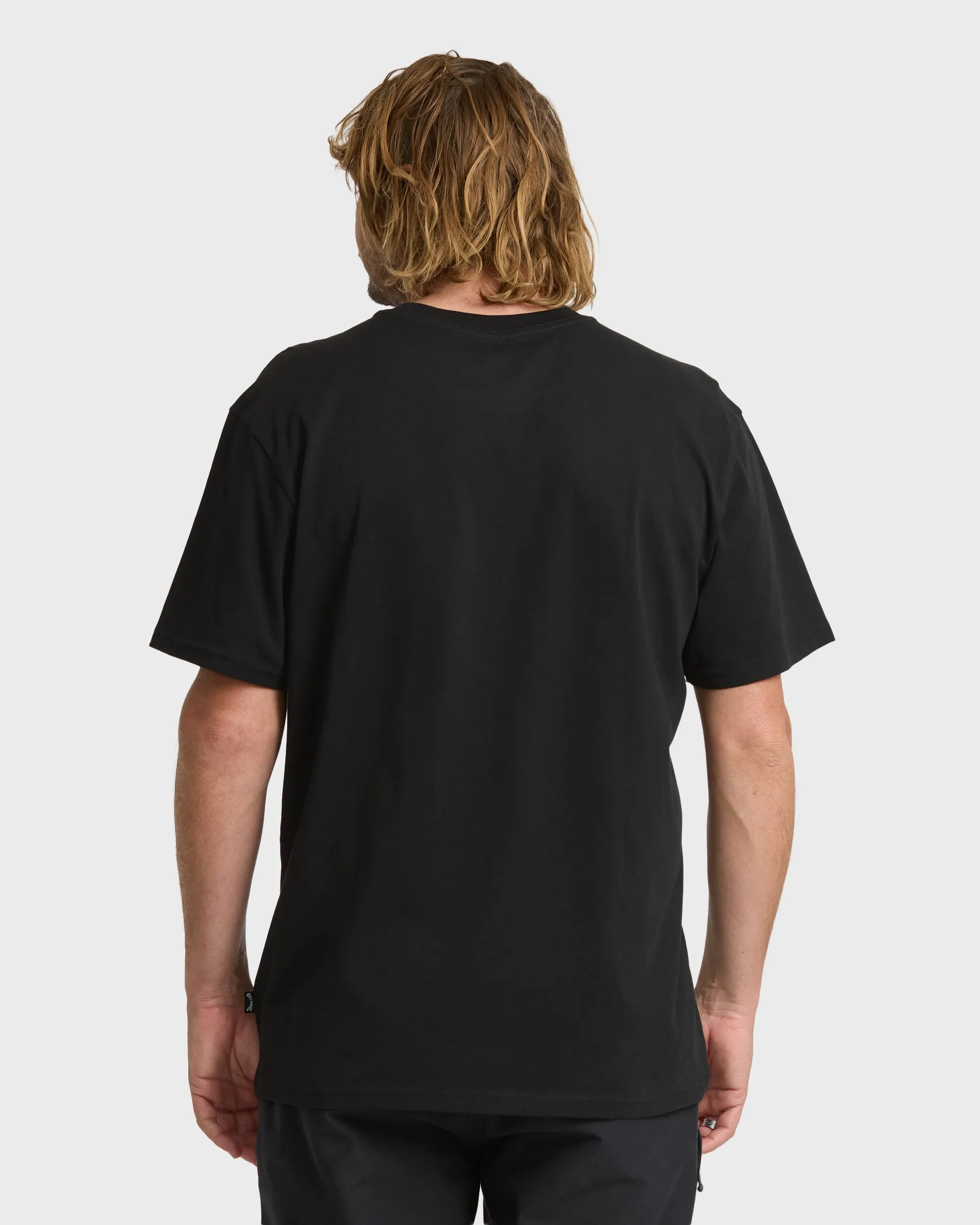 Stacked Adventure Division Premium Short Sleeve Knit T-Shirt - Black sold by Billabong product image thumbnail 2
