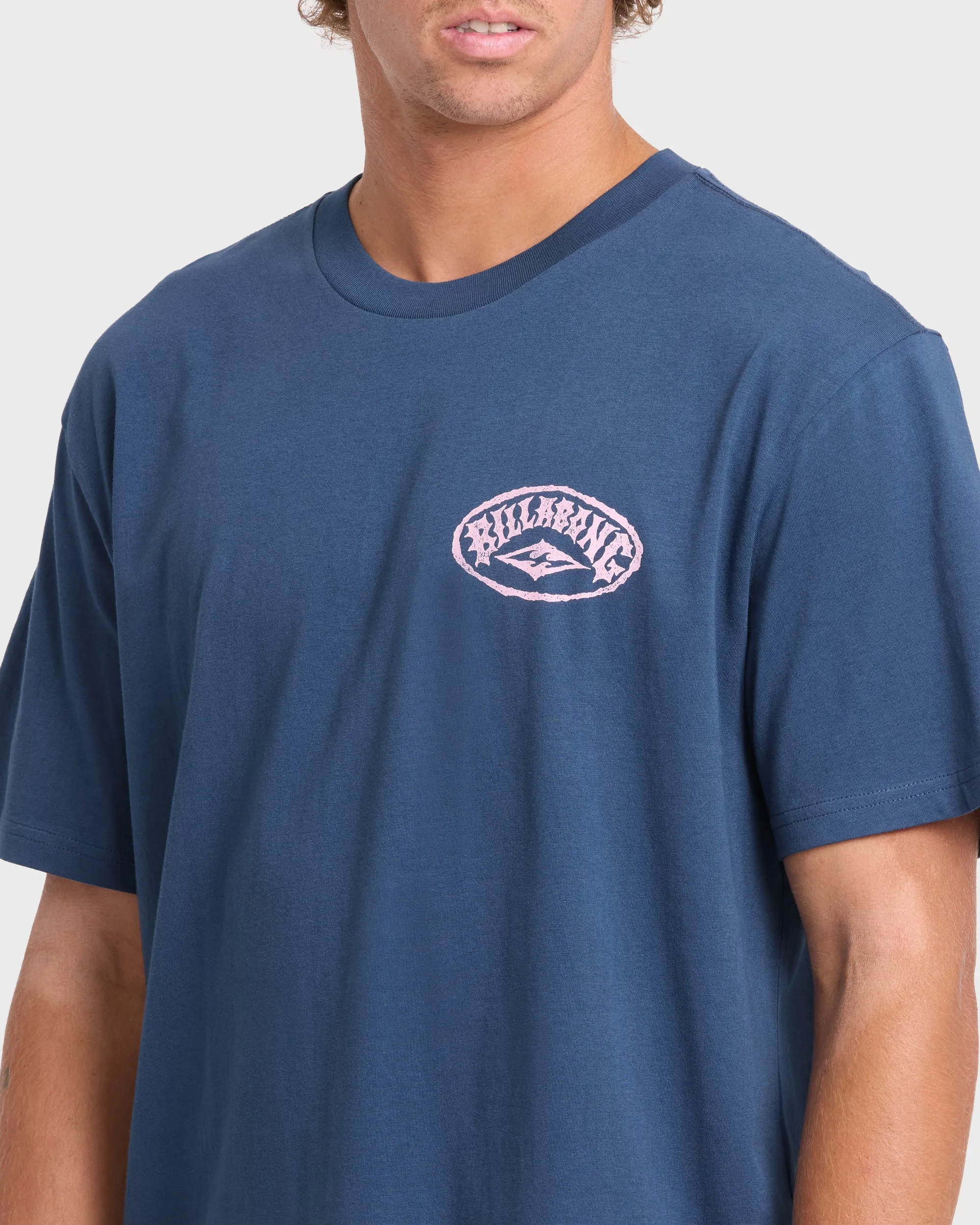 Reverse Premium Short Sleeve Cotton T-Shirt - Dark Denim sold by Billabong product image thumbnail 5