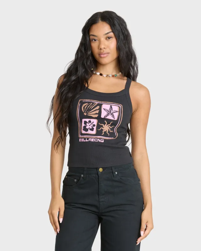 Day Trip Forever Tank Top - Black Sands made by Billabong