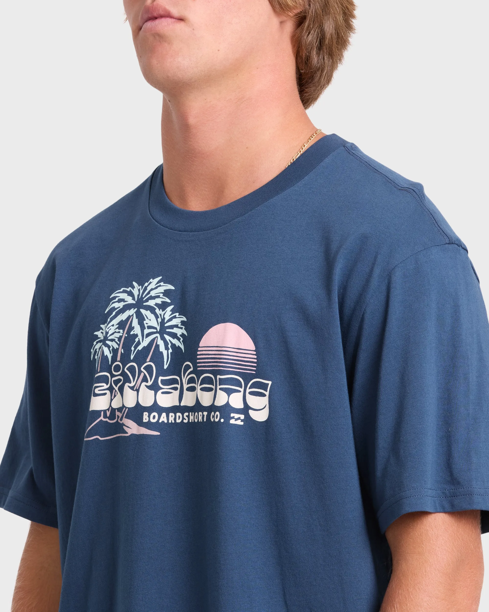 Check Out Premium Short Sleeve Knit T-Shirt - Dark Denim sold by Billabong product image thumbnail 5