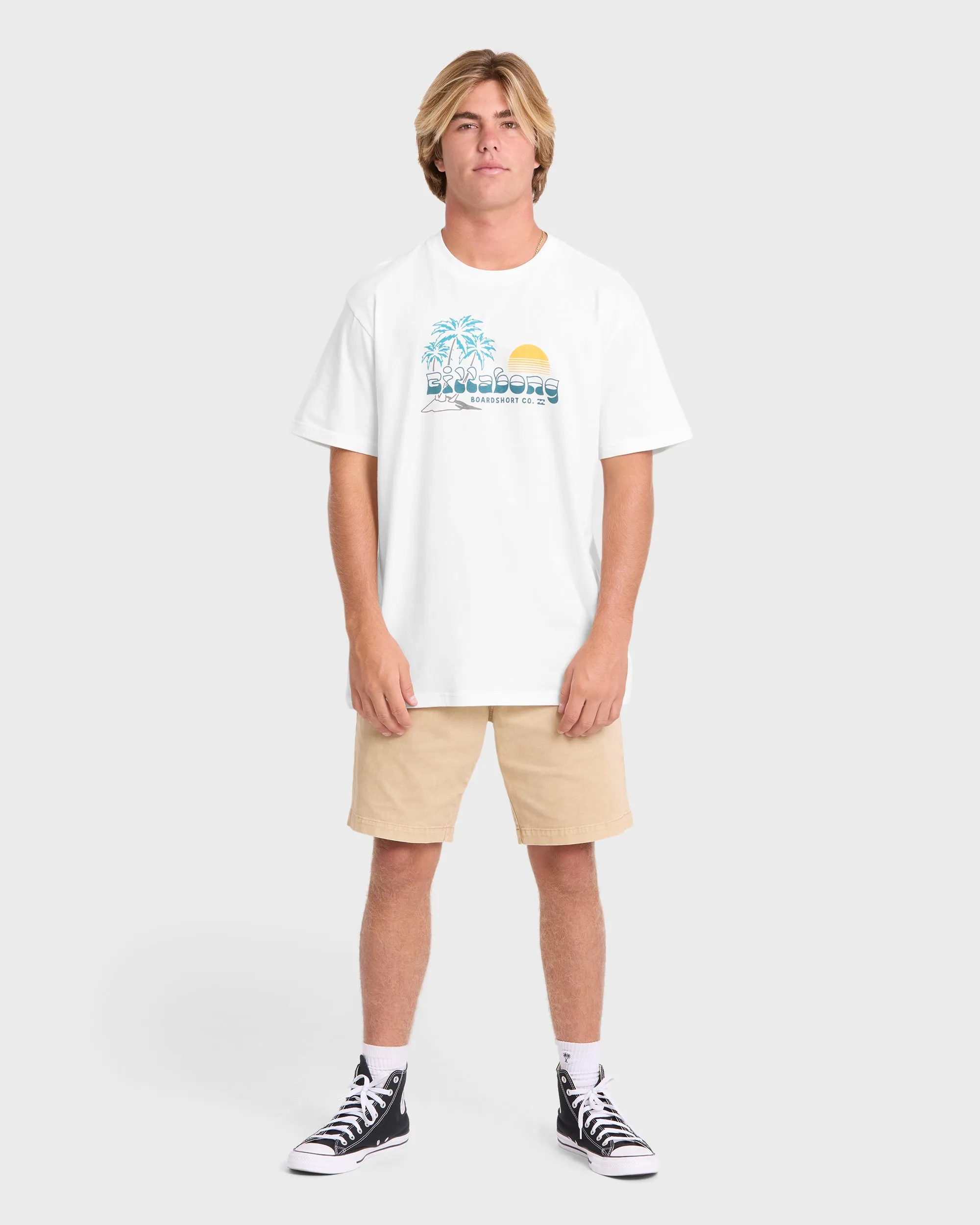 Check Out Premium Short Sleeve Knit T-Shirt - Off White sold by Billabong product image thumbnail 3