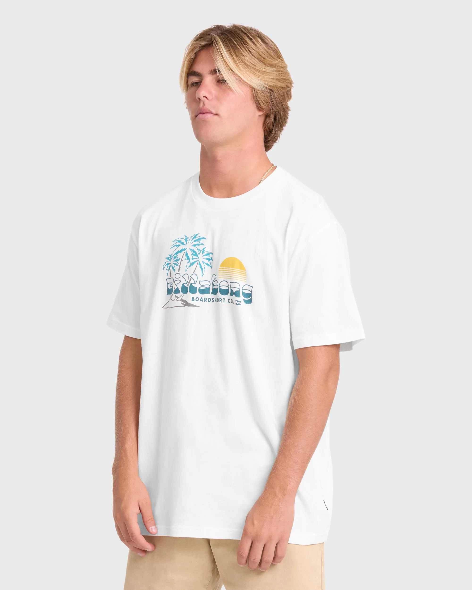 Check Out Premium Short Sleeve Knit T-Shirt - Off White sold by Billabong product image thumbnail 4