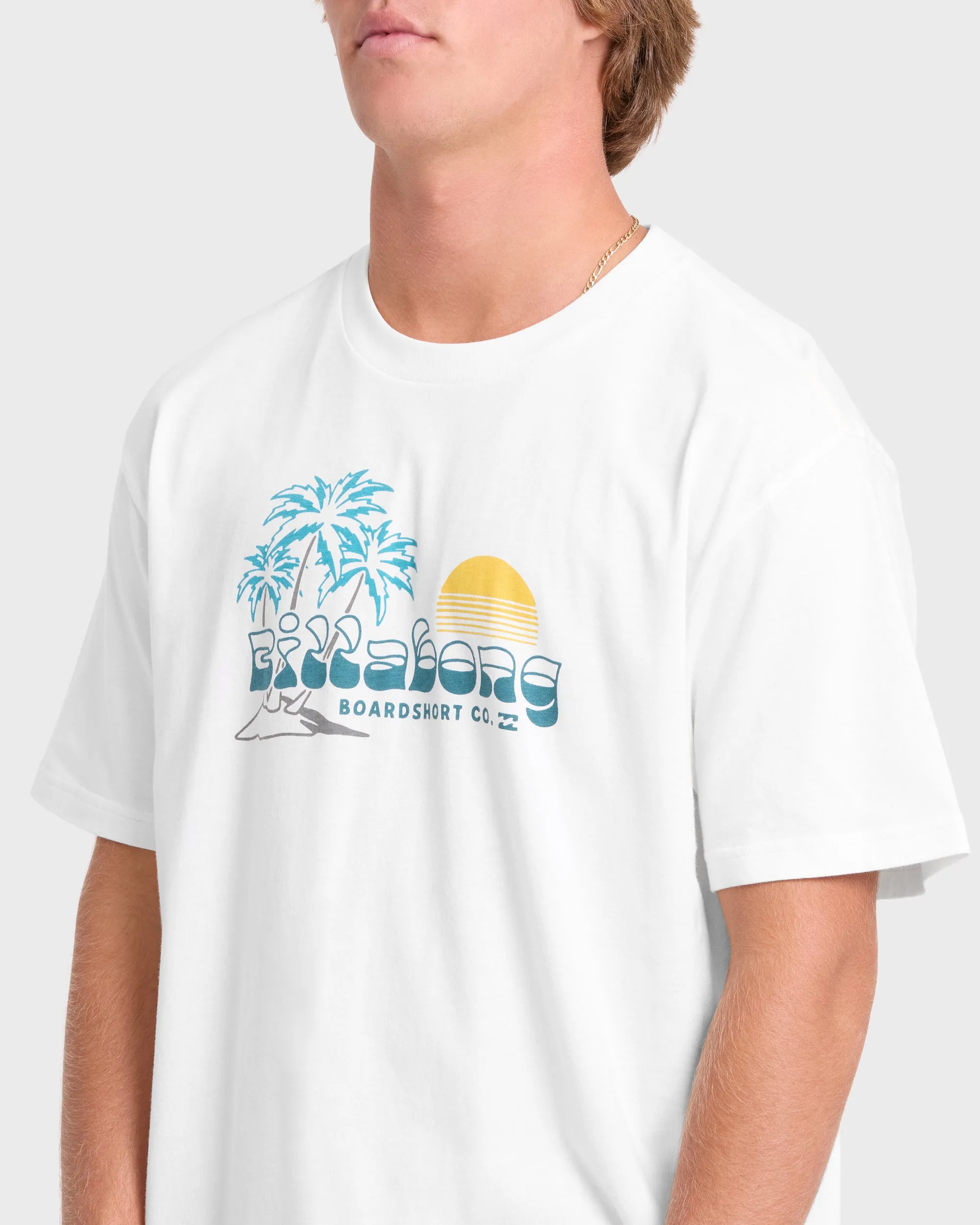 Check Out Premium Short Sleeve Knit T-Shirt - Off White sold by Billabong product image thumbnail 5