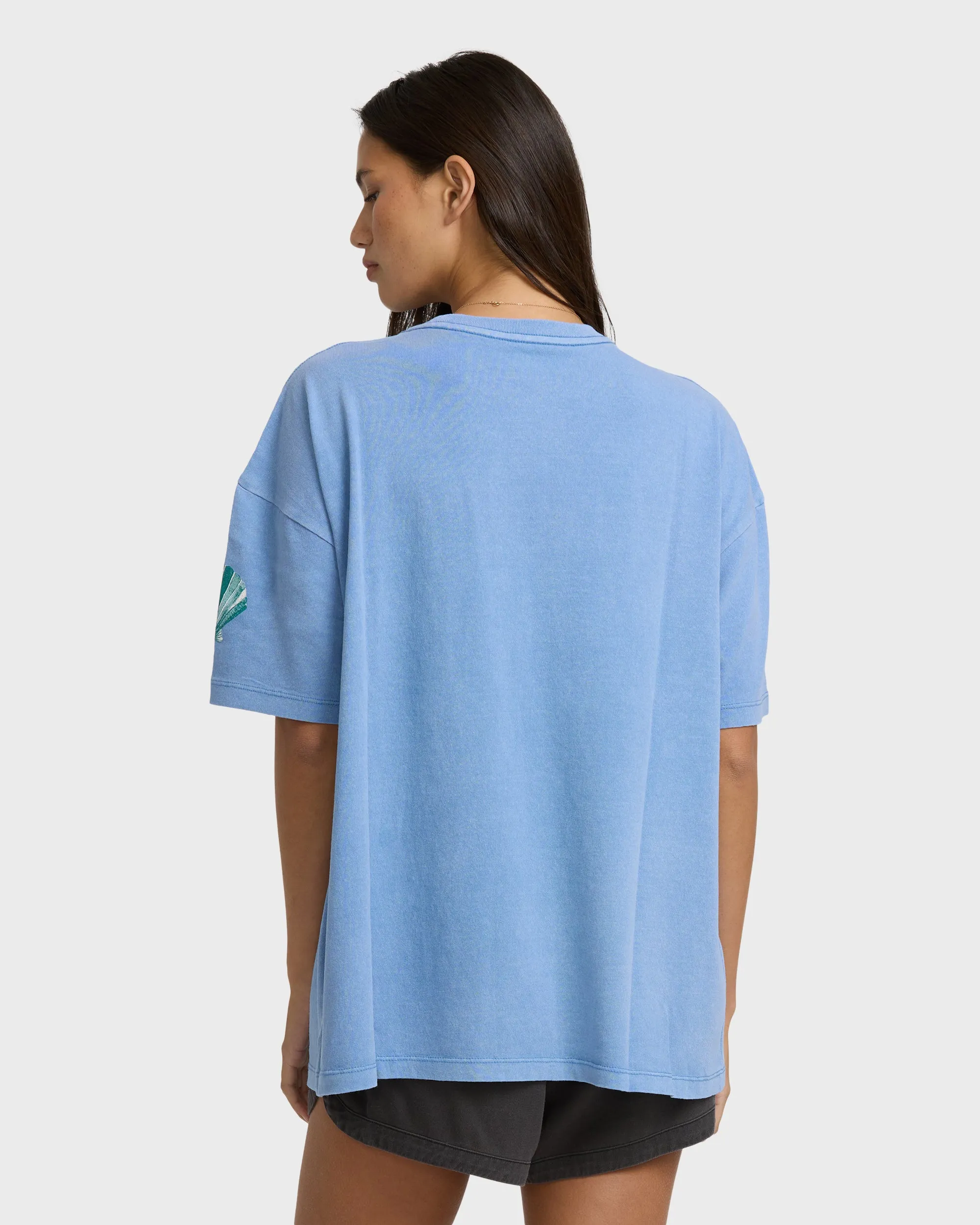 Salty Life Short Sleeve Cotton Graphic T-Shirt - Blue Horizon sold by Billabong product image thumbnail 2