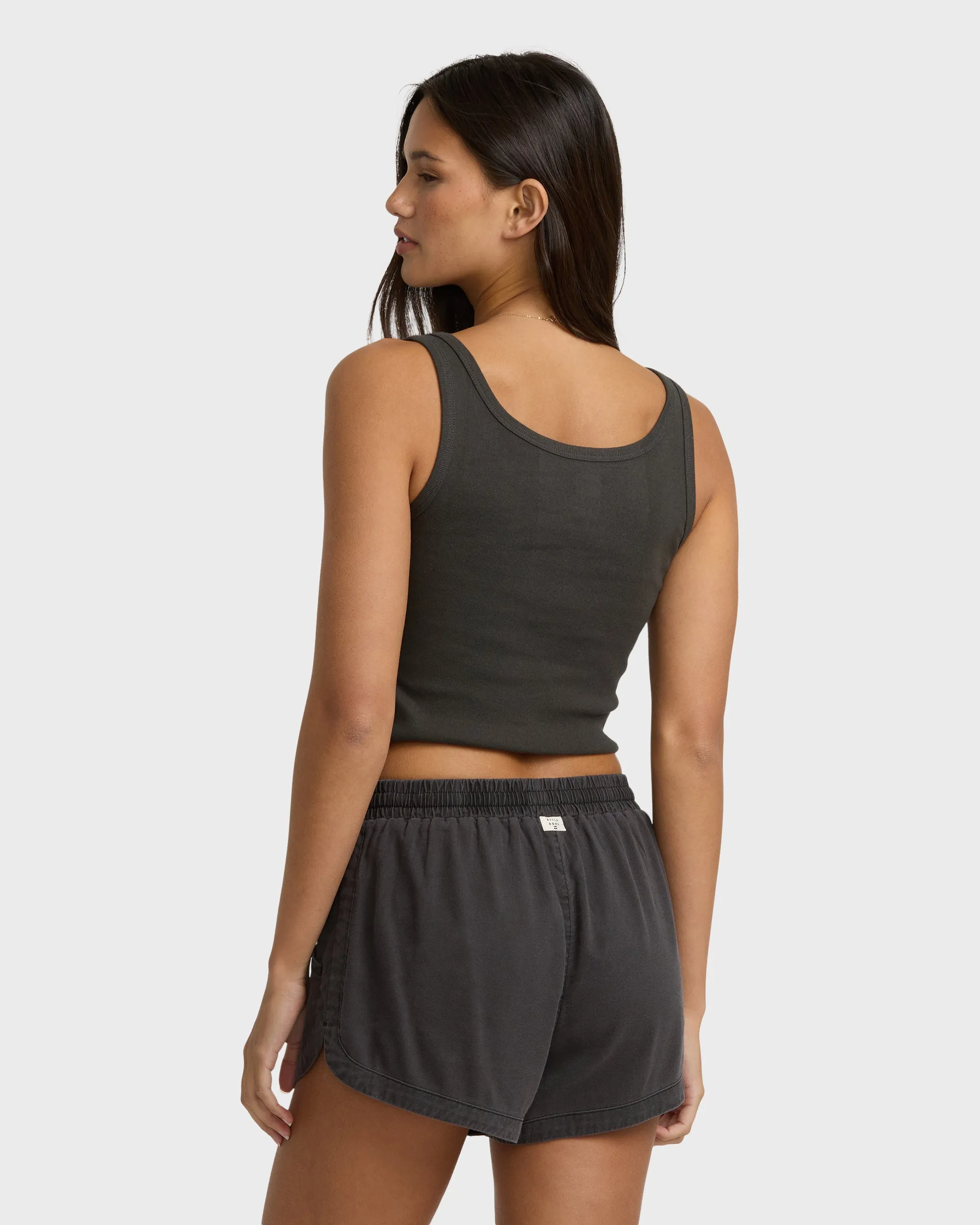 Day Tripping Goddess Tank Top - Off Black sold by Billabong product image thumbnail 2