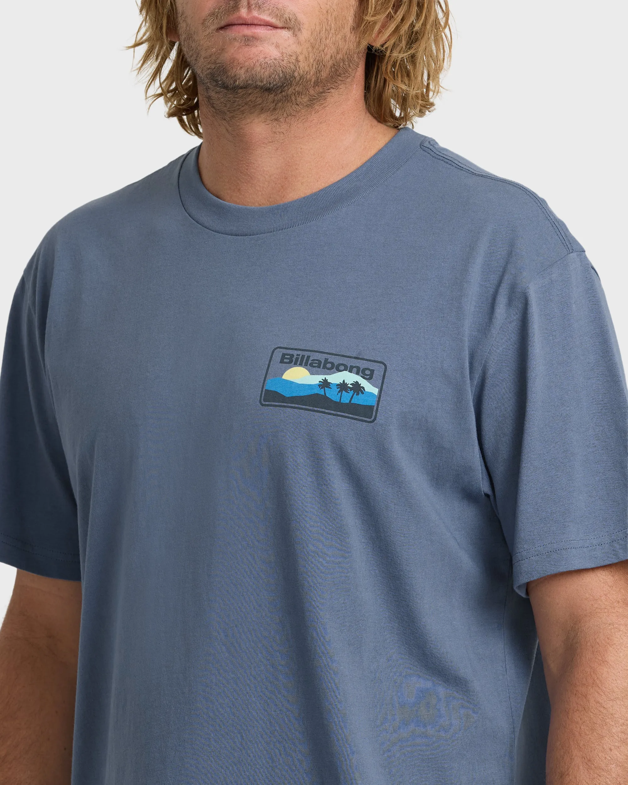 Adventure Division Range Premium Short Sleeve Knit T-Shirt - China Blue sold by Billabong product image thumbnail 5