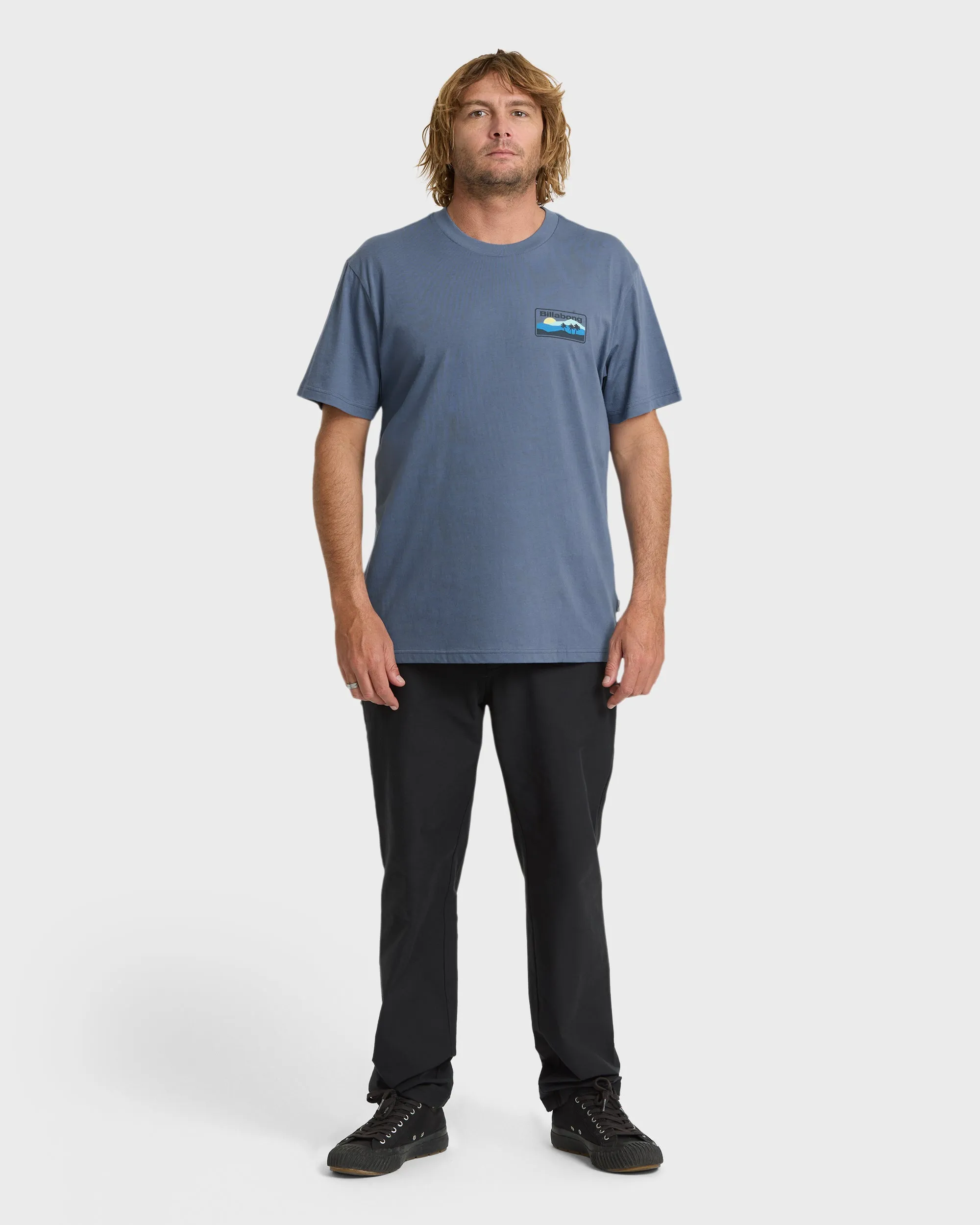 Adventure Division Range Premium Short Sleeve Knit T-Shirt - China Blue sold by Billabong product image thumbnail 3