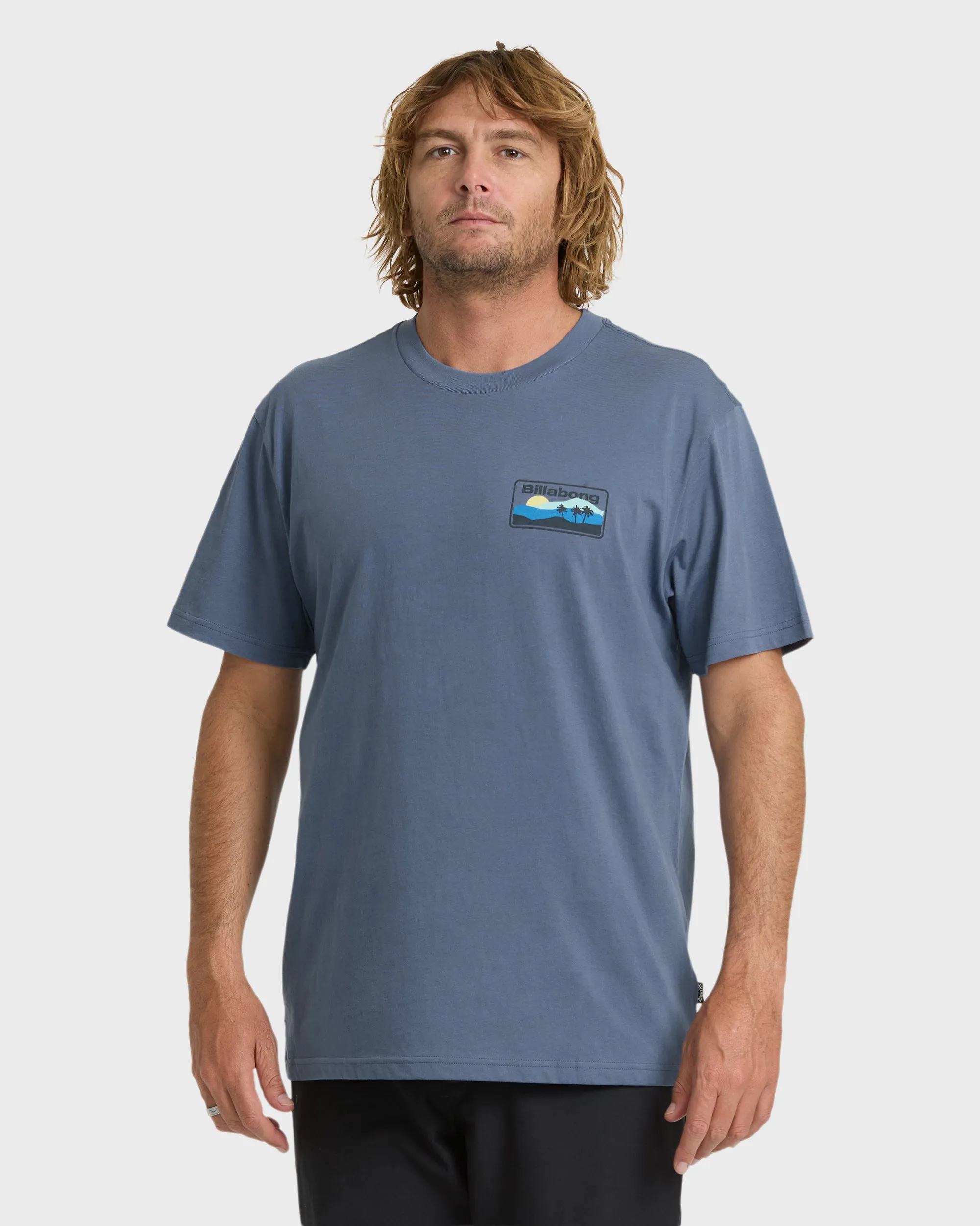 Adventure Division Range Premium Short Sleeve Knit T-Shirt - China Blue sold by Billabong product image thumbnail 2