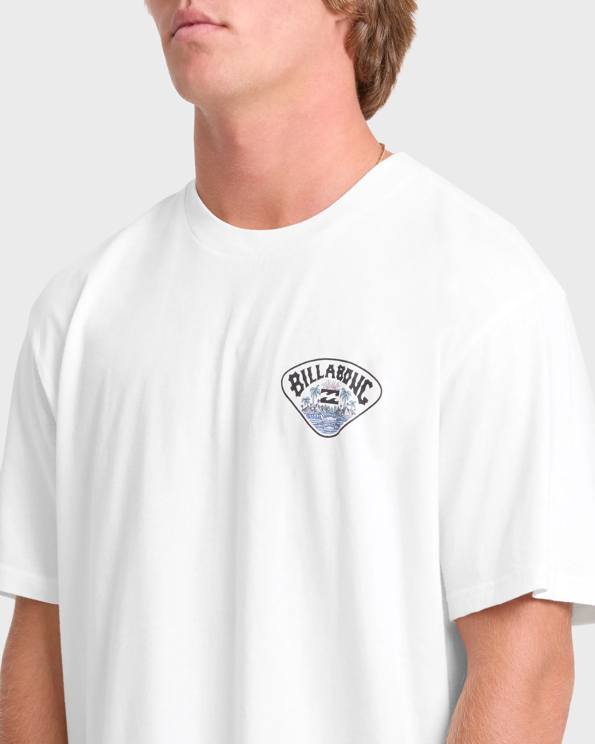 Scenic Arch Adventure Division Premium Short Sleeve Knit T-Shirt - Off White sold by Billabong product image thumbnail 5