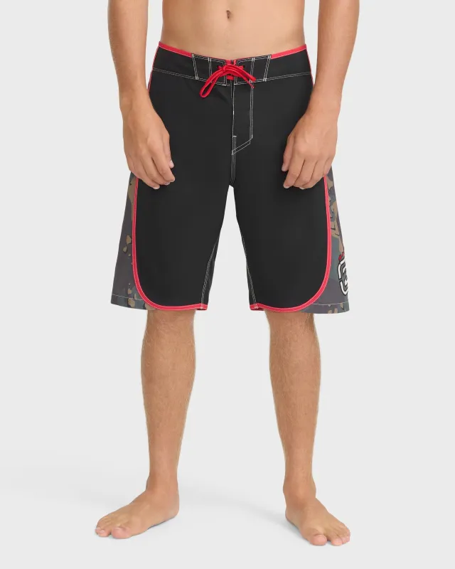 73 Long Bong Hawaii Pro 21" Boardshorts - Black made by Billabong