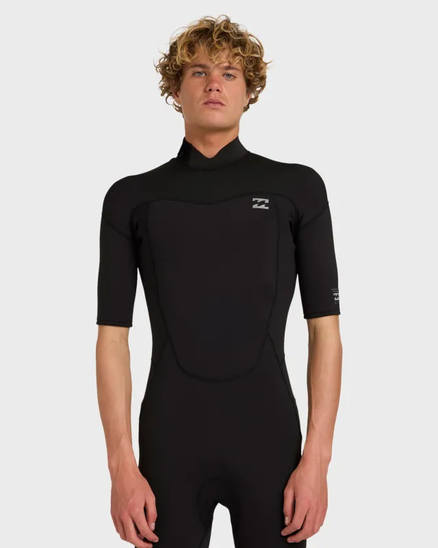 2/2mm Absolute Florida Short Sleeve Springsuit - Black made by Billabong