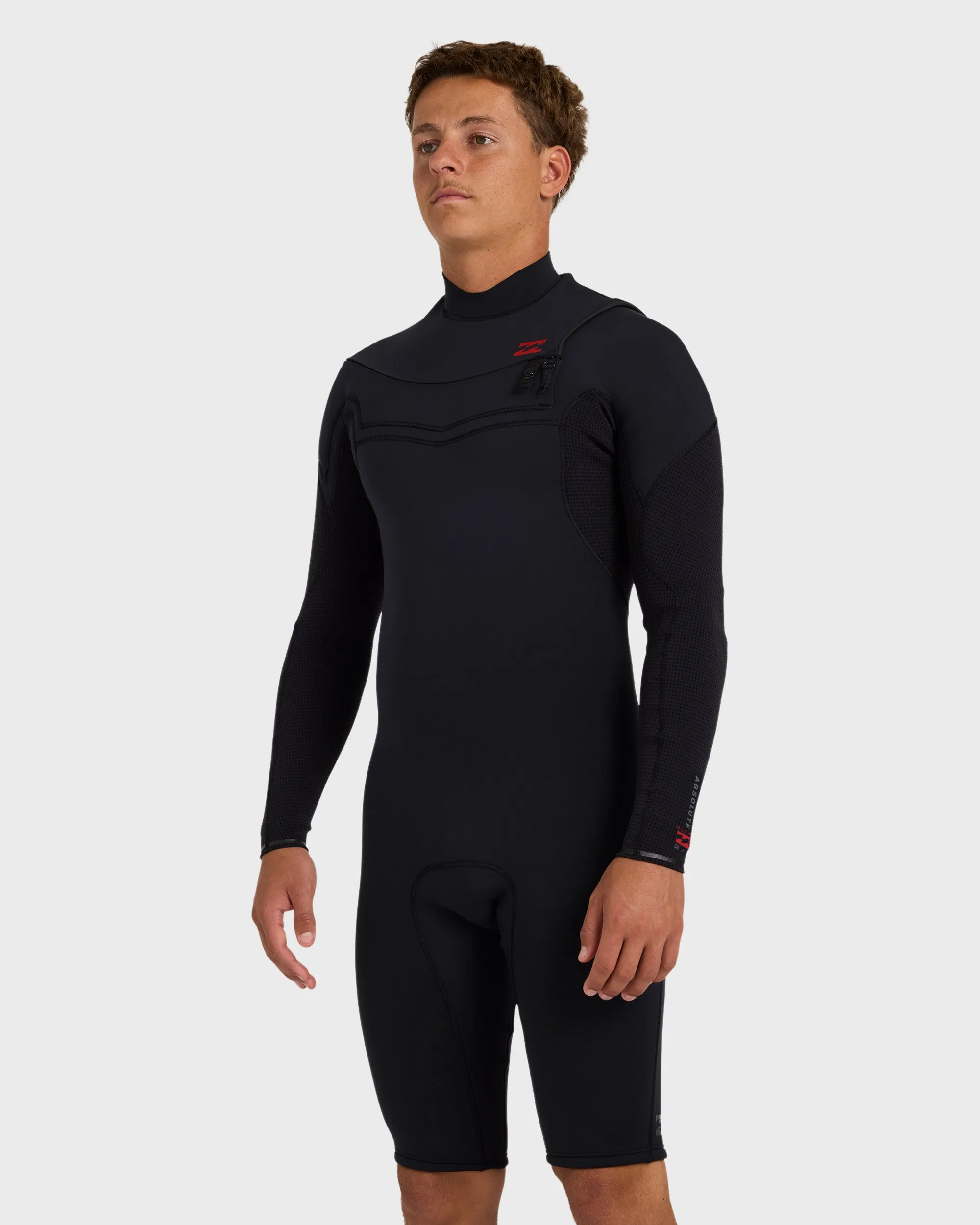 2/2mm Absolute Ultra Chest Zip Long Sleeve Springsuit - Black sold by Billabong product image thumbnail 4