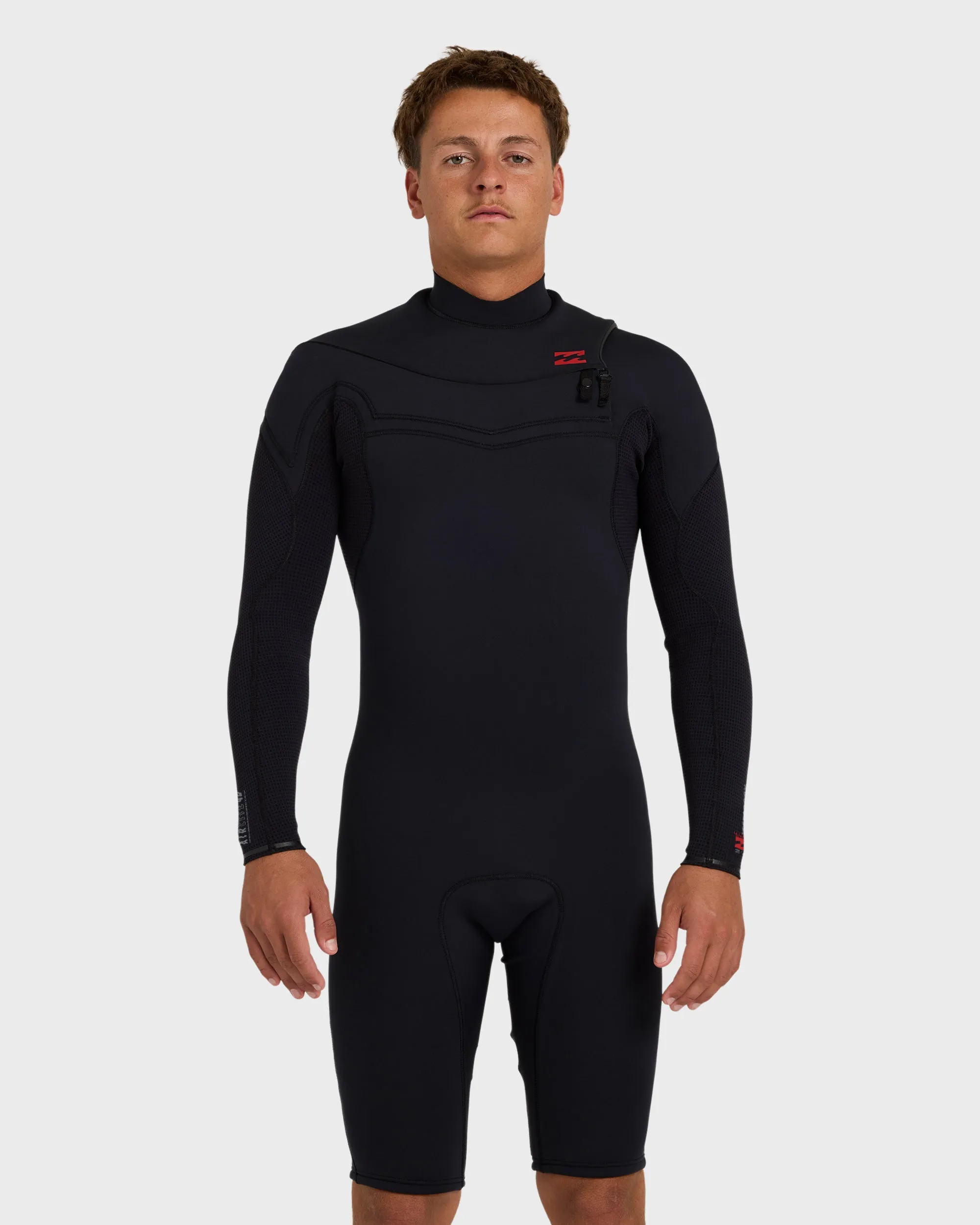2/2mm Absolute Ultra Chest Zip Long Sleeve Springsuit - Black sold by Billabong