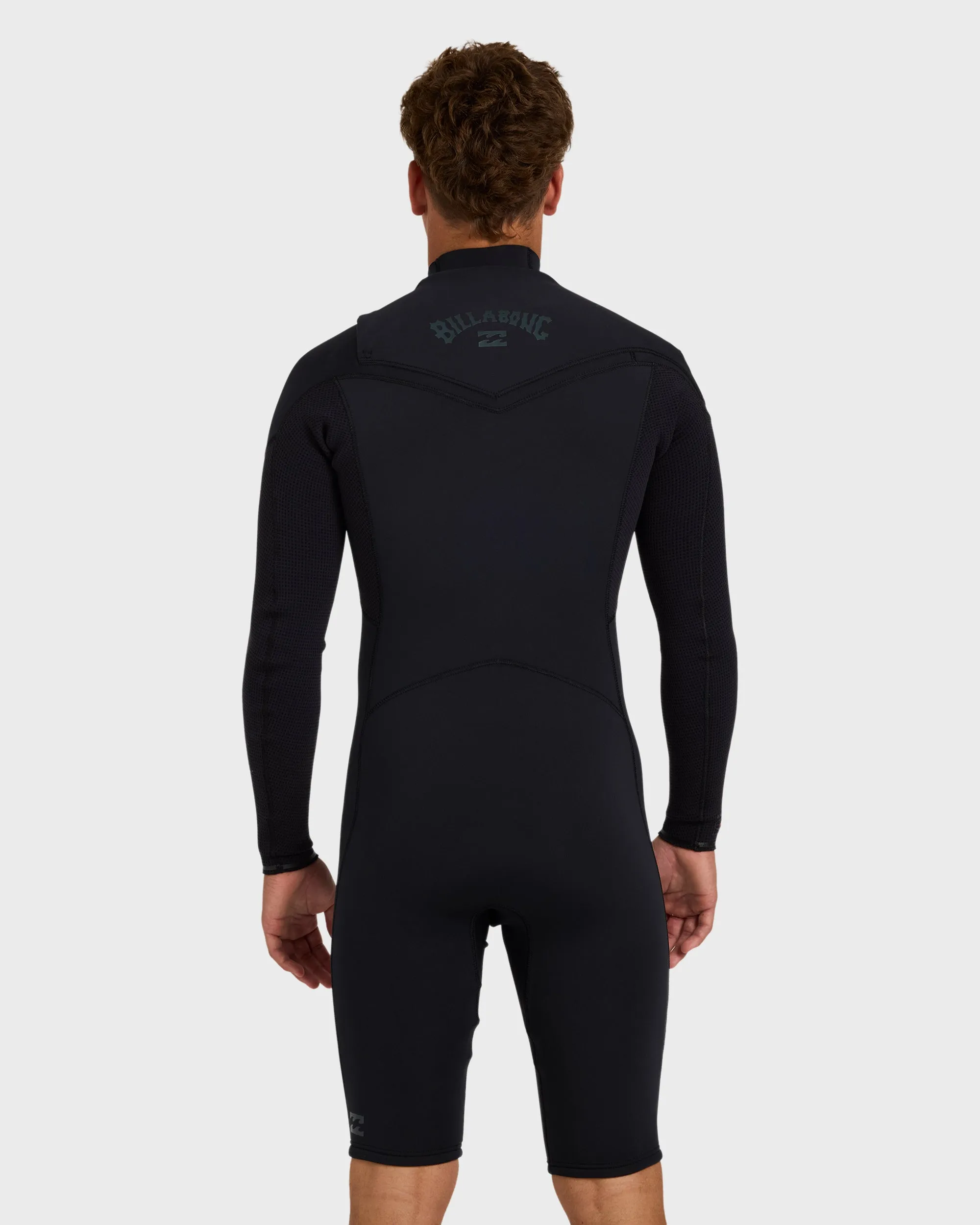 2/2mm Absolute Ultra Chest Zip Long Sleeve Springsuit - Black sold by Billabong product image thumbnail 2