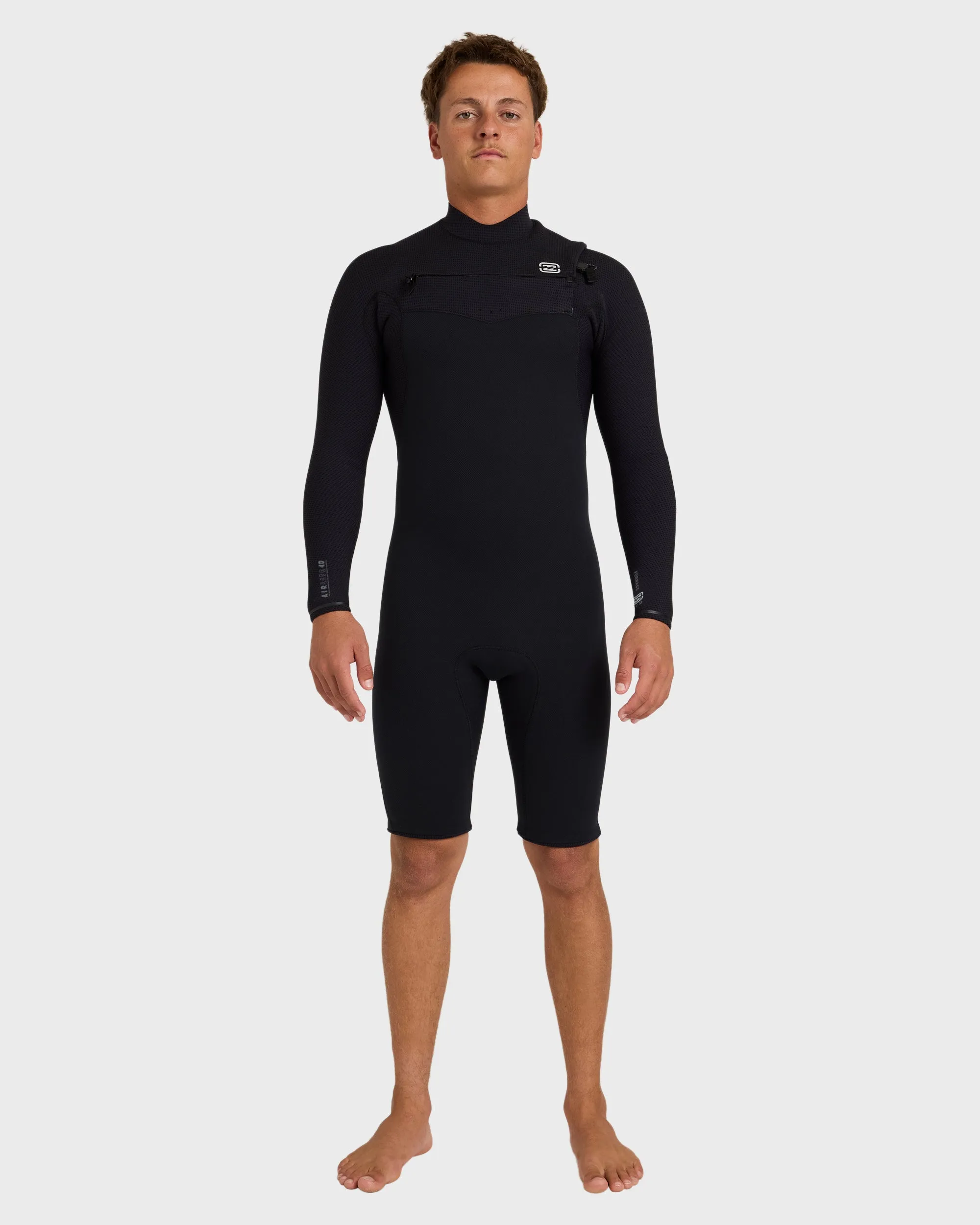 2/2mm Furnace Revo Chest Zip Long Sleeve Springsuit - Black sold by Billabong product image thumbnail 3
