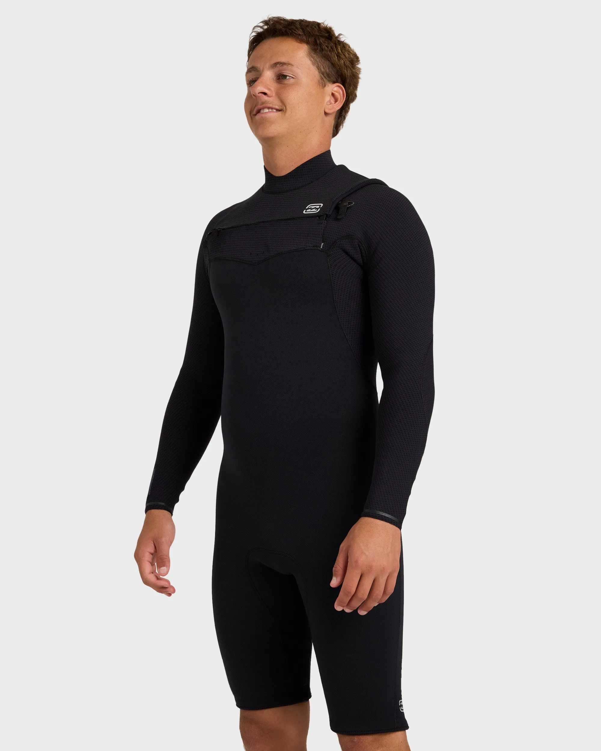 2/2mm Furnace Revo Chest Zip Long Sleeve Springsuit - Black sold by Billabong product image thumbnail 4