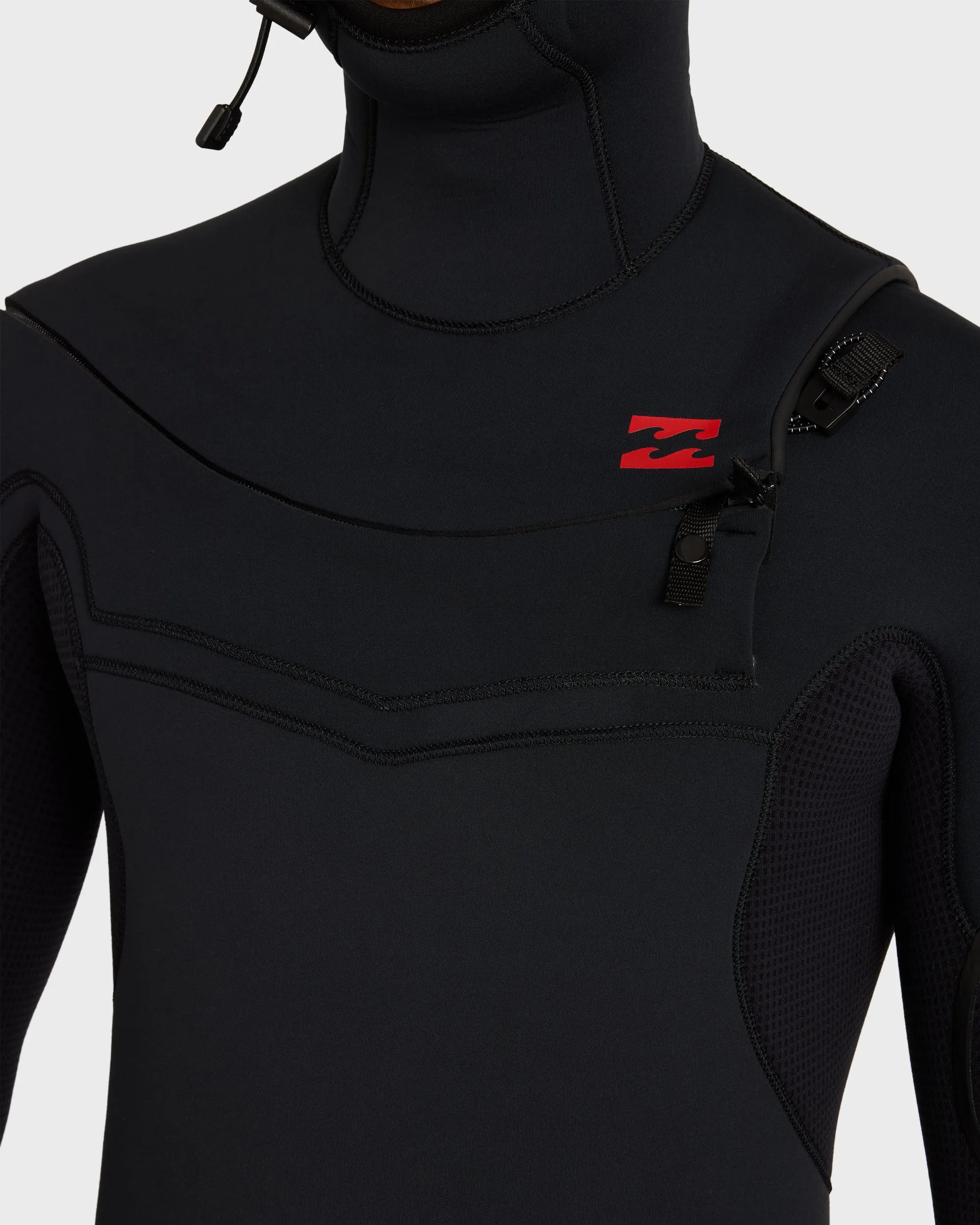 5/4mm Absolute Ultra GBS Hooded Chest Zip Full Wetsuit - Black sold by Billabong product image thumbnail 5