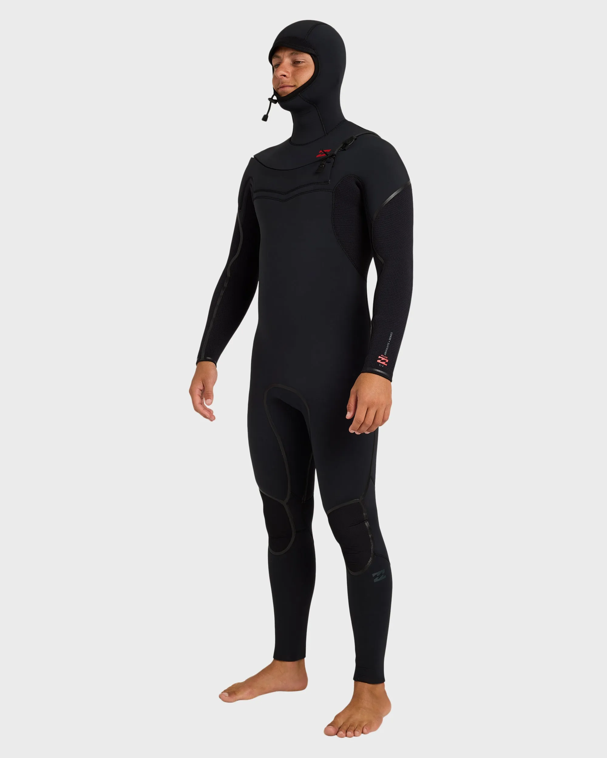 5/4mm Absolute Ultra GBS Hooded Chest Zip Full Wetsuit - Black sold by Billabong product image thumbnail 3