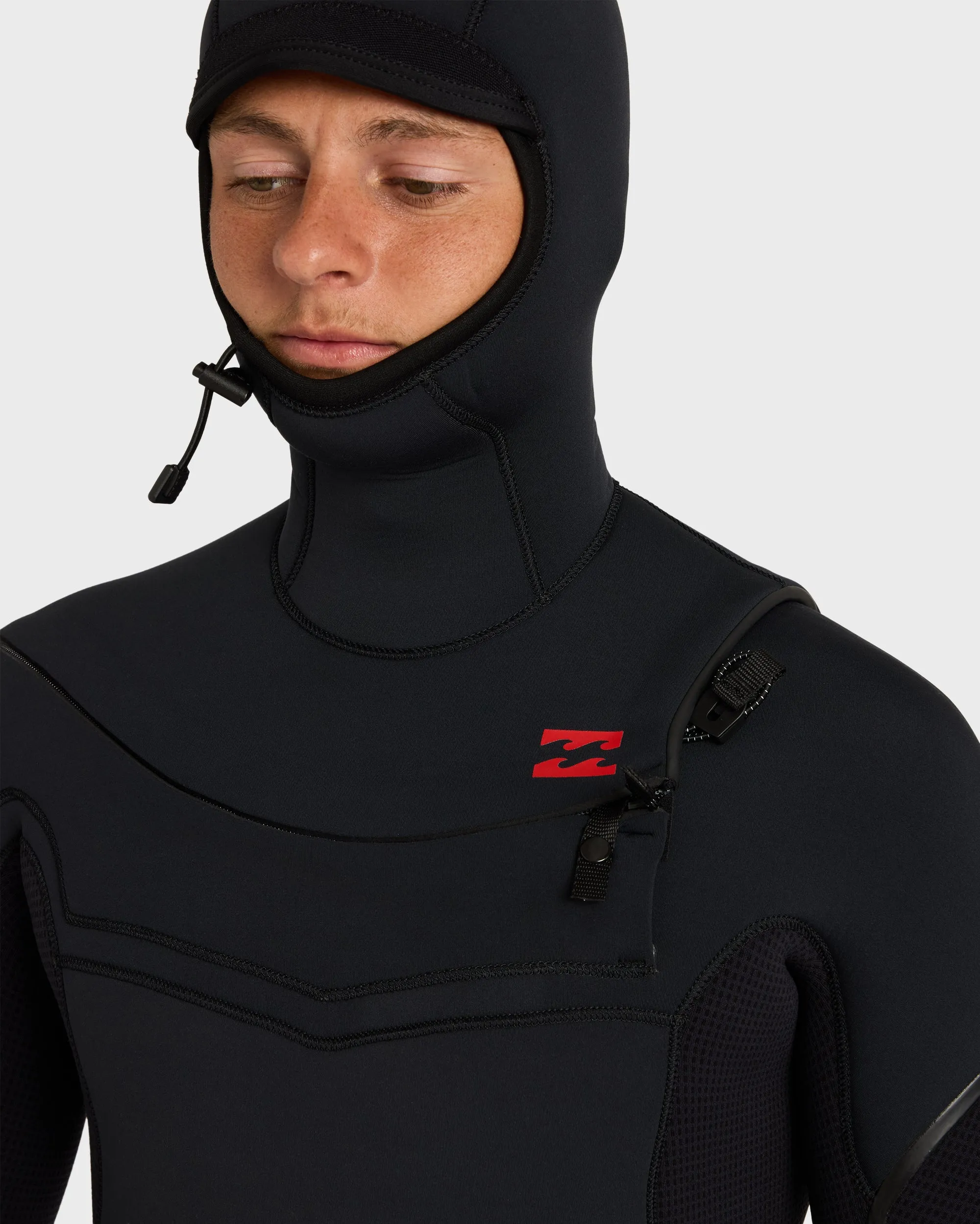 5/4mm Absolute Ultra GBS Hooded Chest Zip Full Wetsuit - Black sold by Billabong product image thumbnail 4