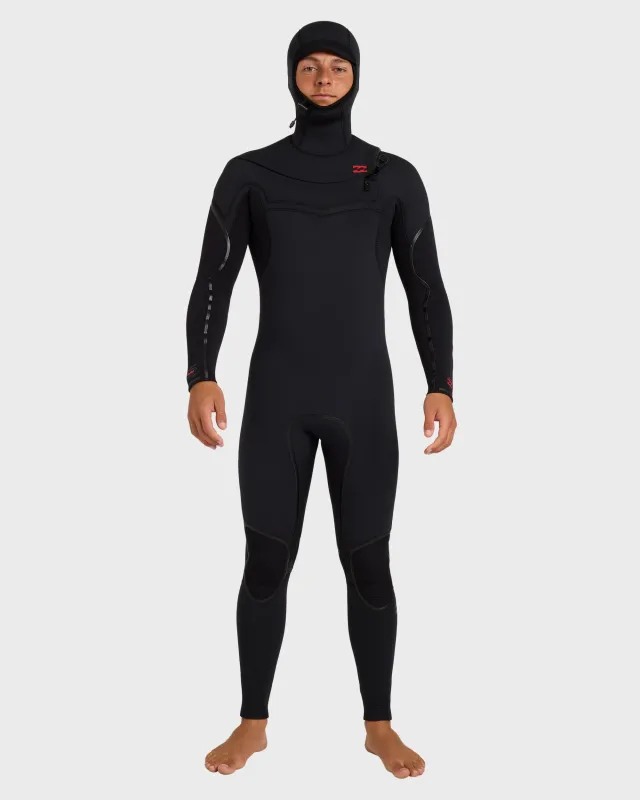 5/4mm Absolute Ultra GBS Hooded Chest Zip Full Wetsuit - Black made by Billabong