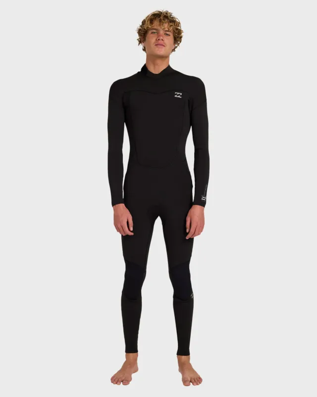 4/3mm Absolute Core Back Zip Full Wetsuit - Black made by Billabong