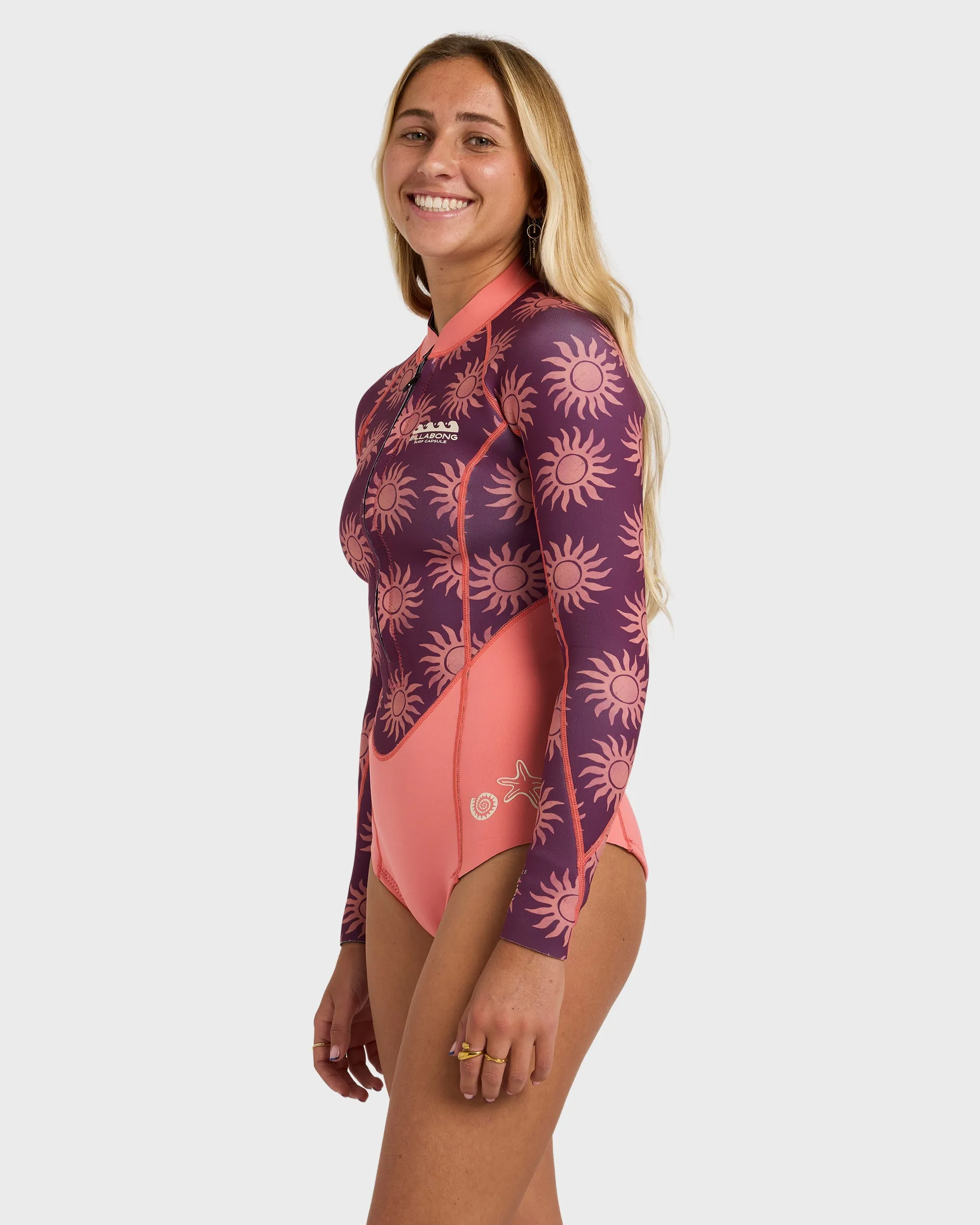 2mm Salty Dayz Long Sleeve Springsuit - Eggplant sold by Billabong product image thumbnail 4
