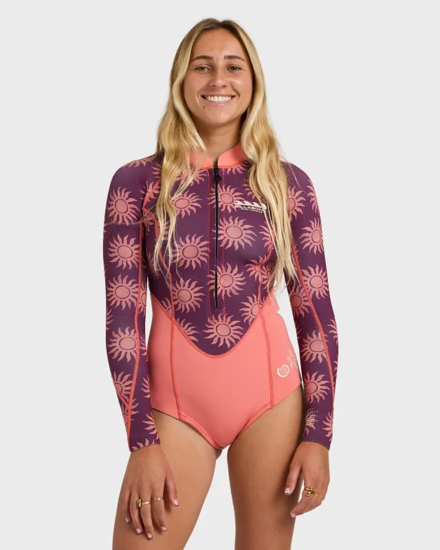 2mm Salty Dayz Long Sleeve Springsuit - Eggplant made by Billabong