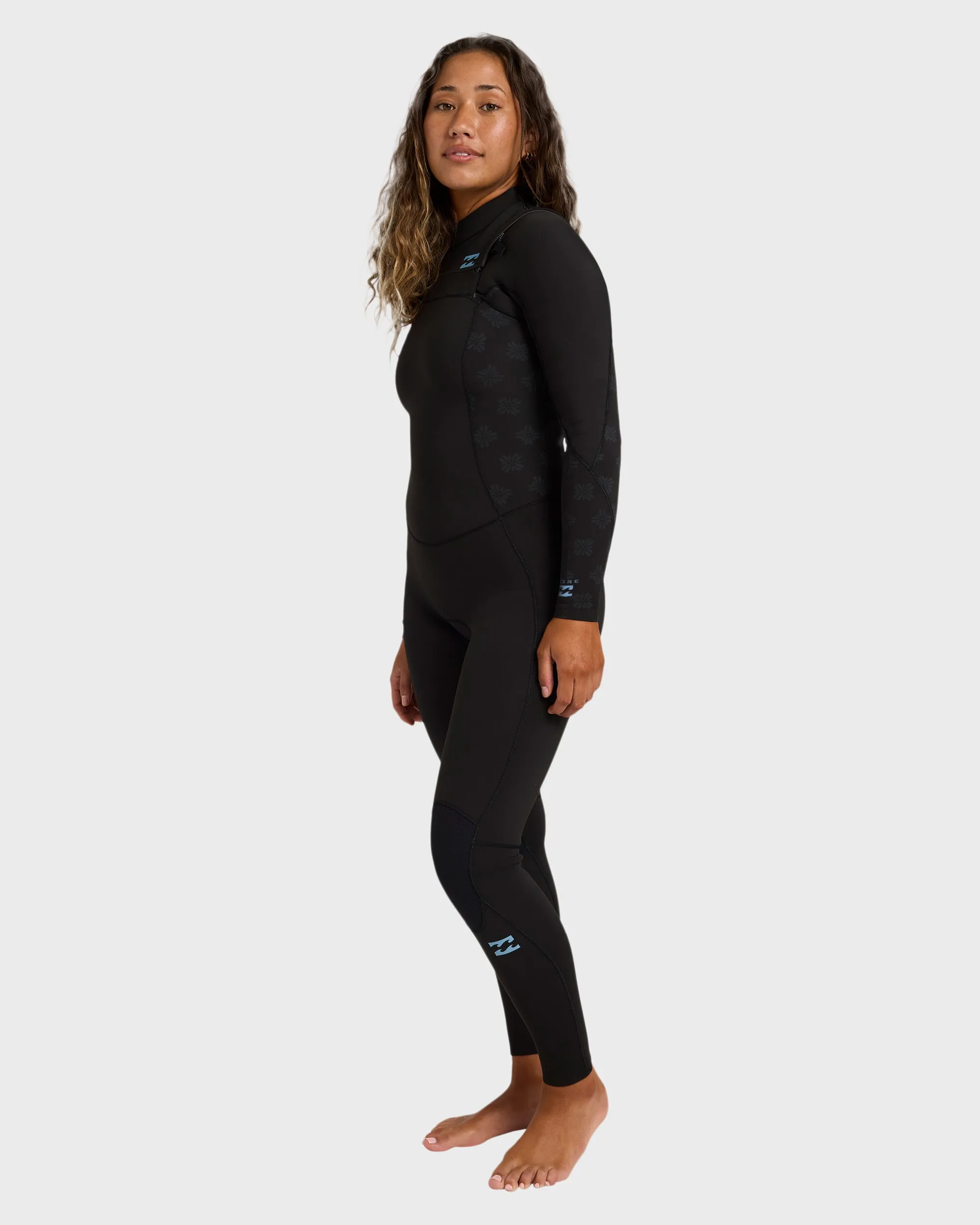 4/3mm Absolute Core Chest Zip Full Wetsuit - Black sold by Billabong product image thumbnail 3