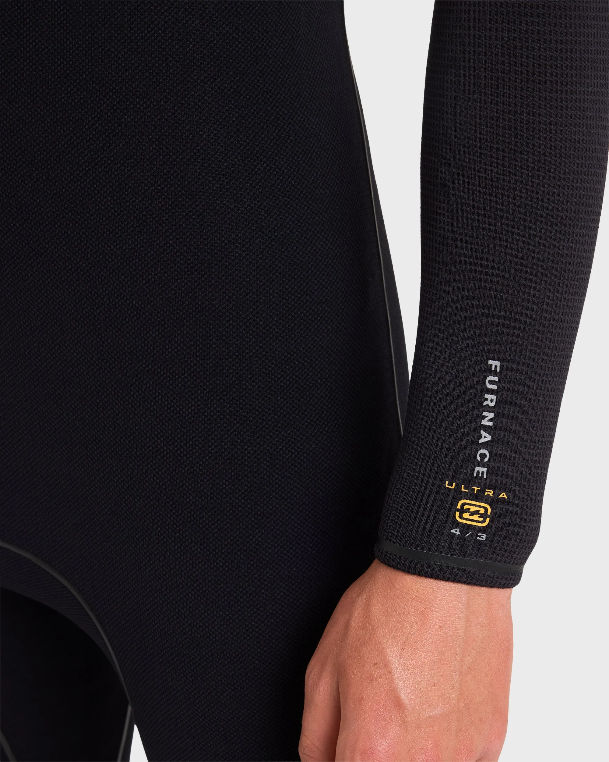 4/3mm Furnace Ultra Gullwing Hooded Full Wetsuit - Black sold by Billabong product image thumbnail 4