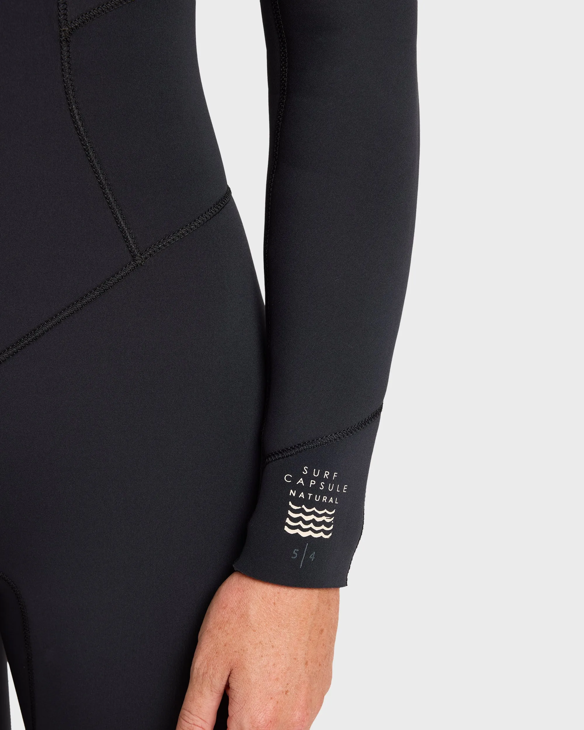 5/4mm Salty Dayz Chest Zip Hooded Full Wetsuit - Black sold by Billabong product image thumbnail 5