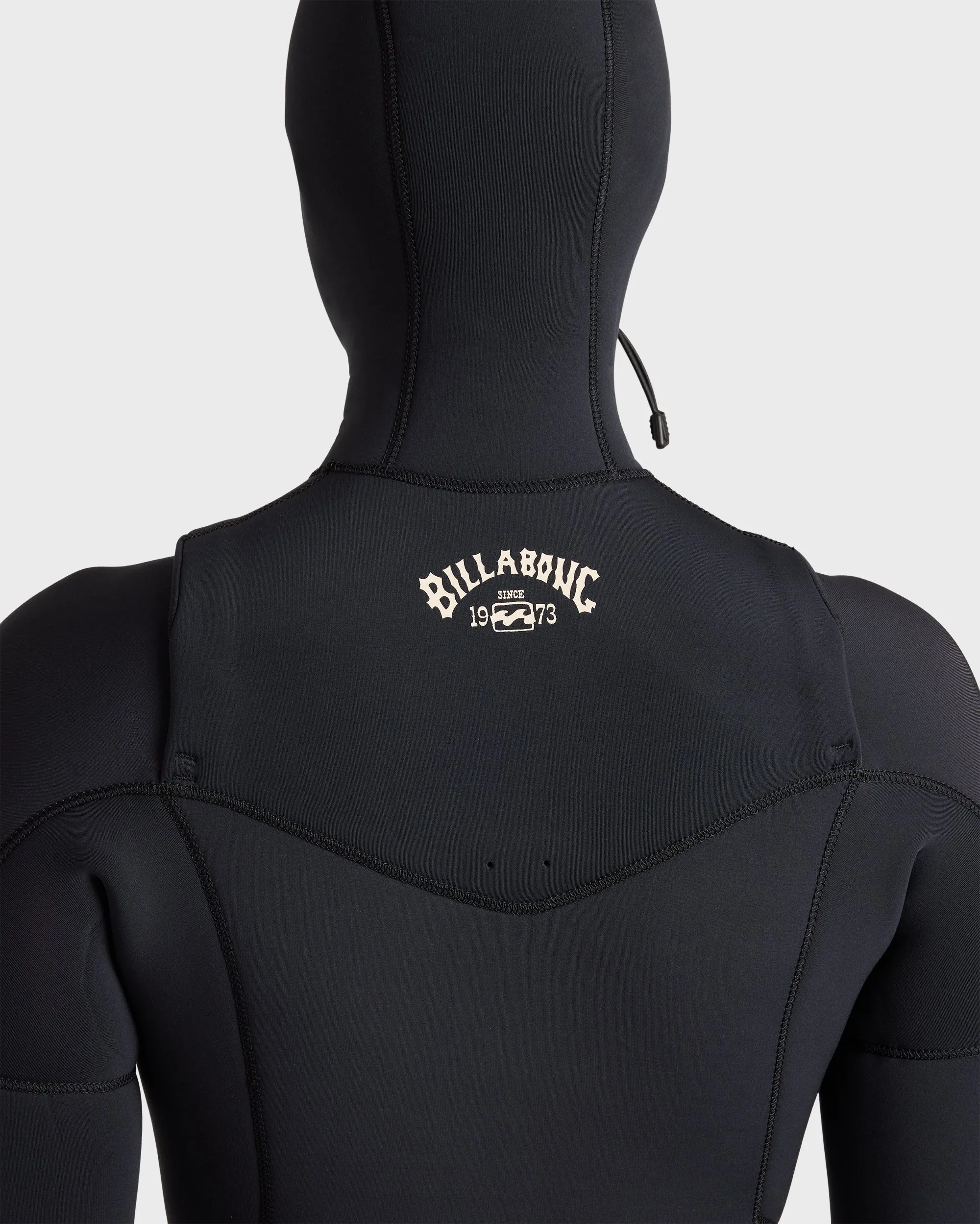 5/4mm Salty Dayz Chest Zip Hooded Full Wetsuit - Black sold by Billabong product image thumbnail 4