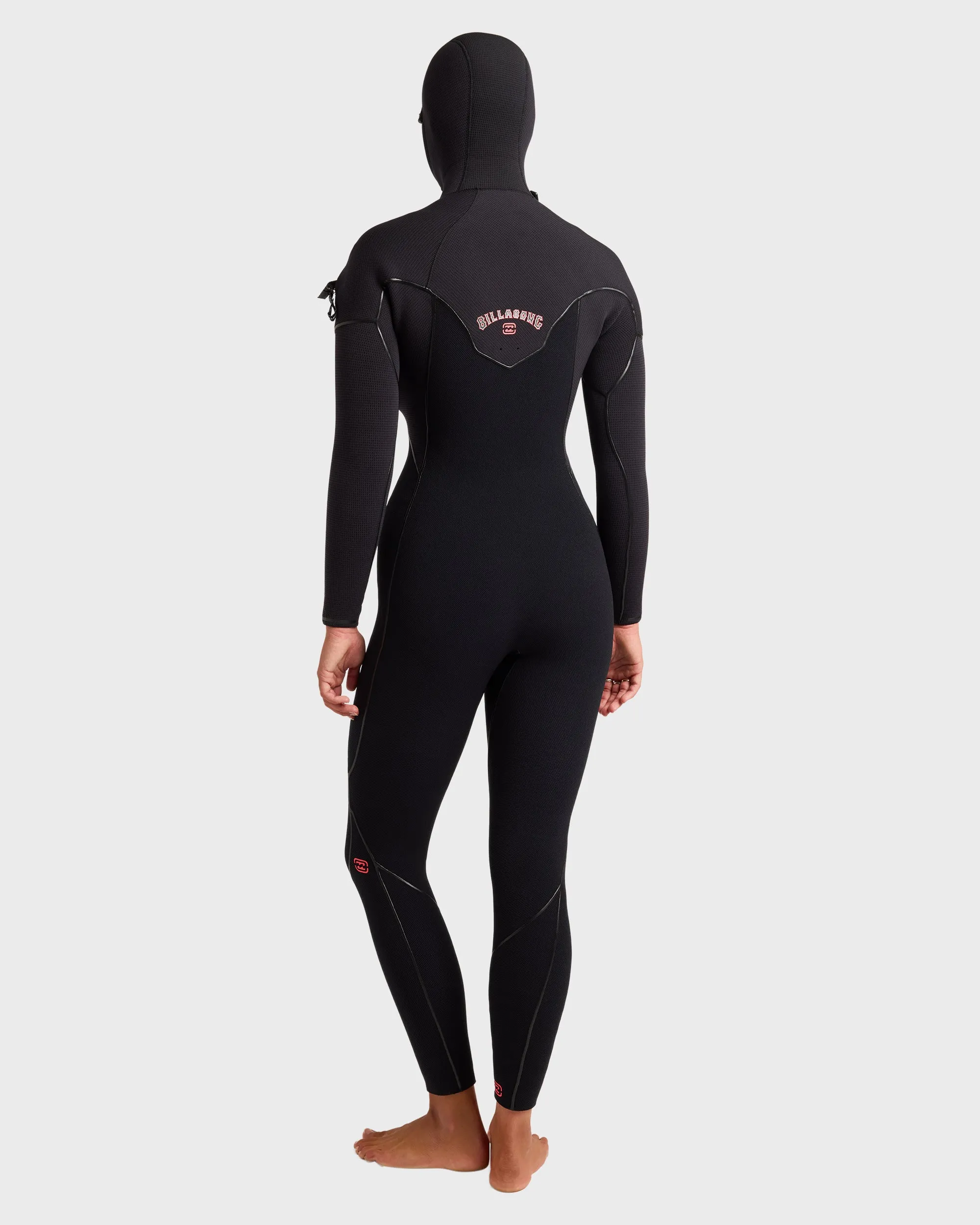 4/3mm Furnace Ultra GBS Hooded Chest Zip Full Wetsuit - Black sold by Billabong product image thumbnail 2
