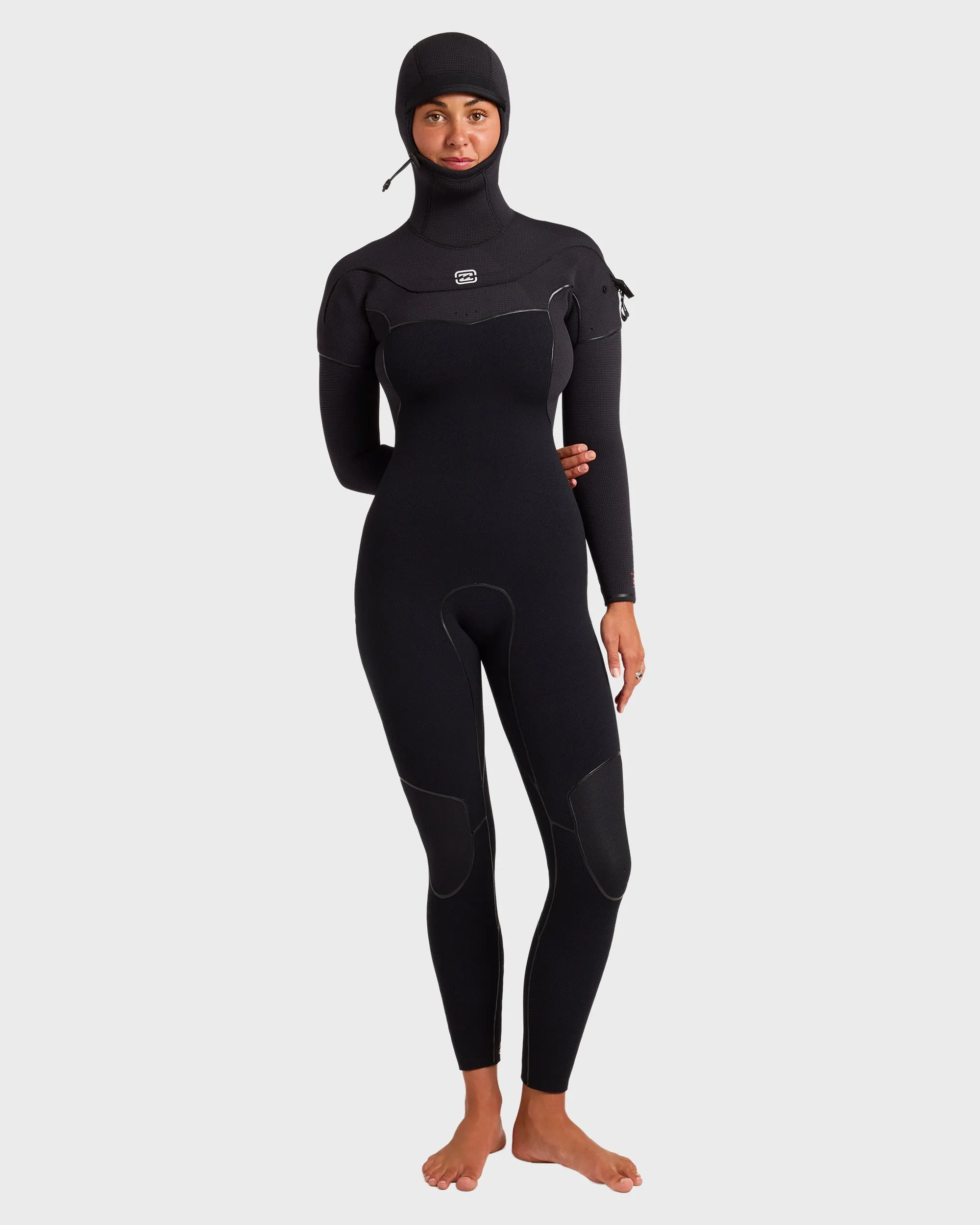 4/3mm Furnace Ultra GBS Hooded Chest Zip Full Wetsuit - Black sold by Billabong product image thumbnail 5