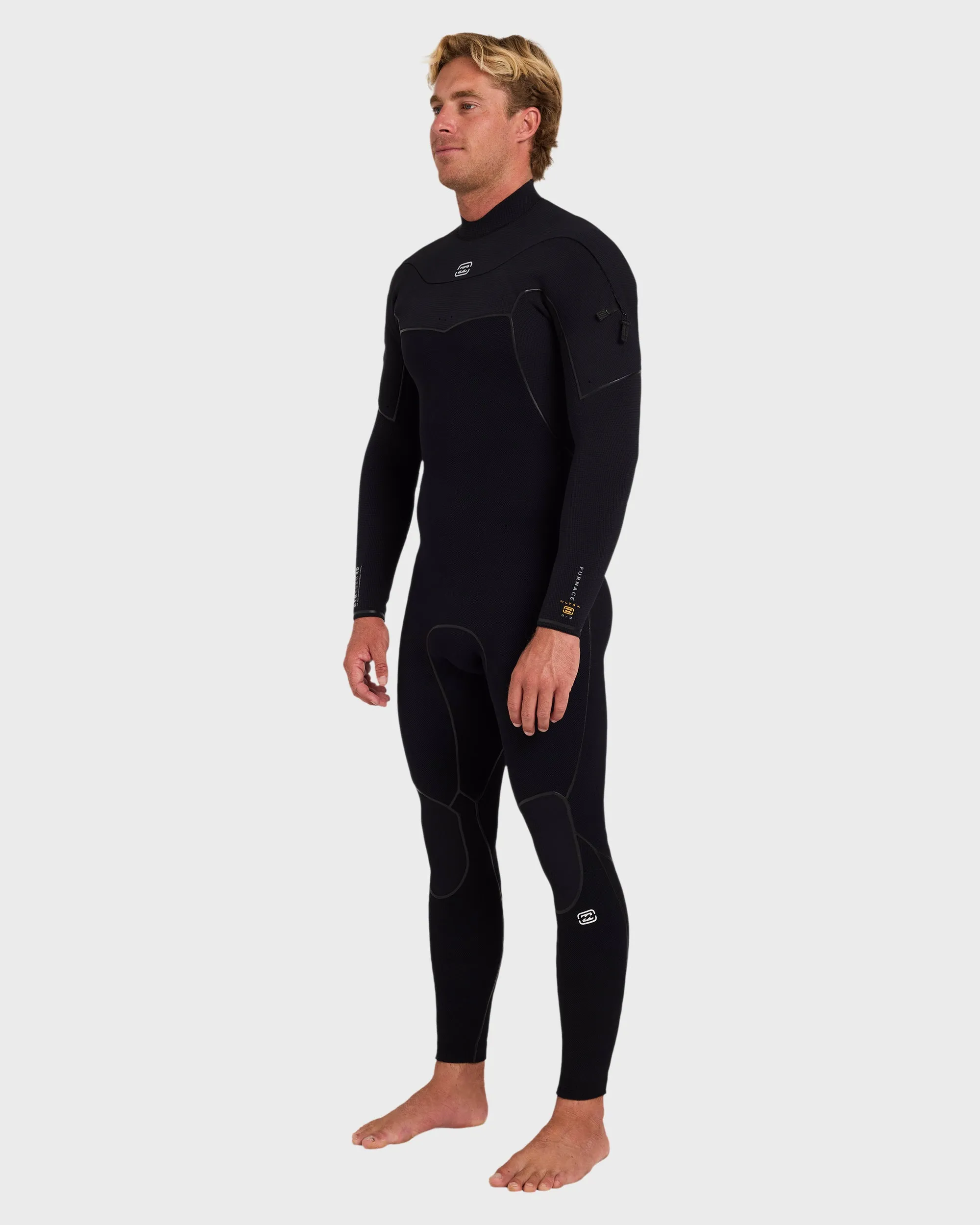 3/2mm Furnace Ultra GBS Gullwing Chest Zip Full Wetsuit - Black sold by Billabong product image thumbnail 4