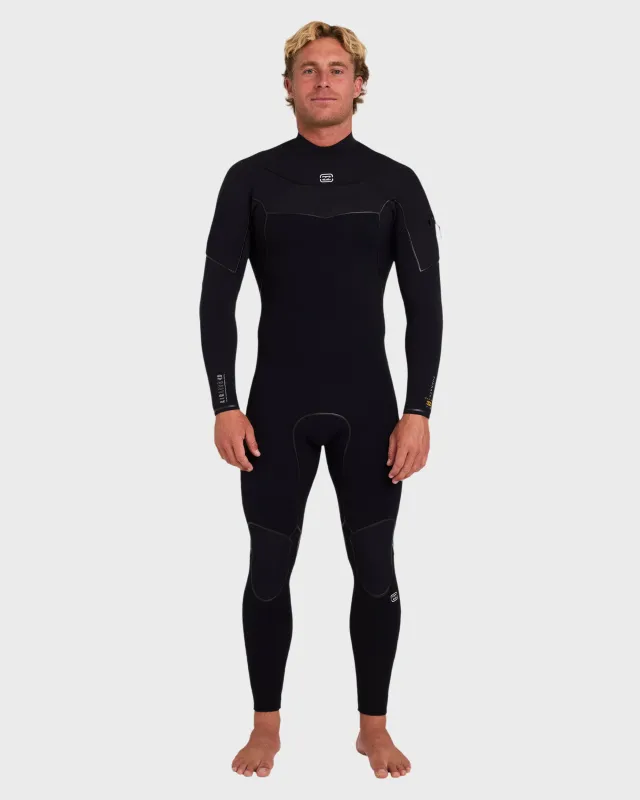 3/2mm Furnace Ultra GBS Gullwing Chest Zip Full Wetsuit - Black made by Billabong