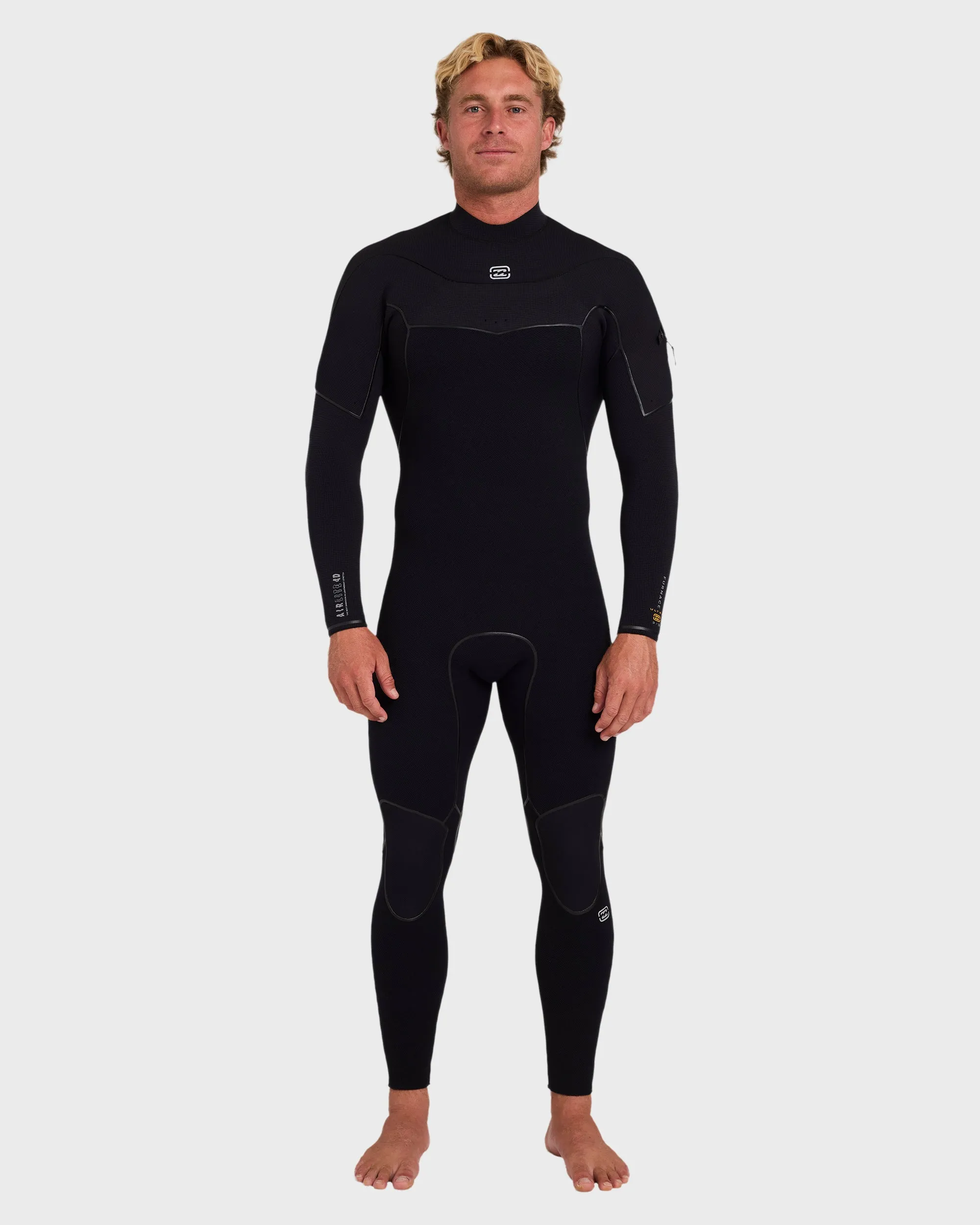 3/2mm Furnace Ultra GBS Gullwing Chest Zip Full Wetsuit - Black sold by Billabong