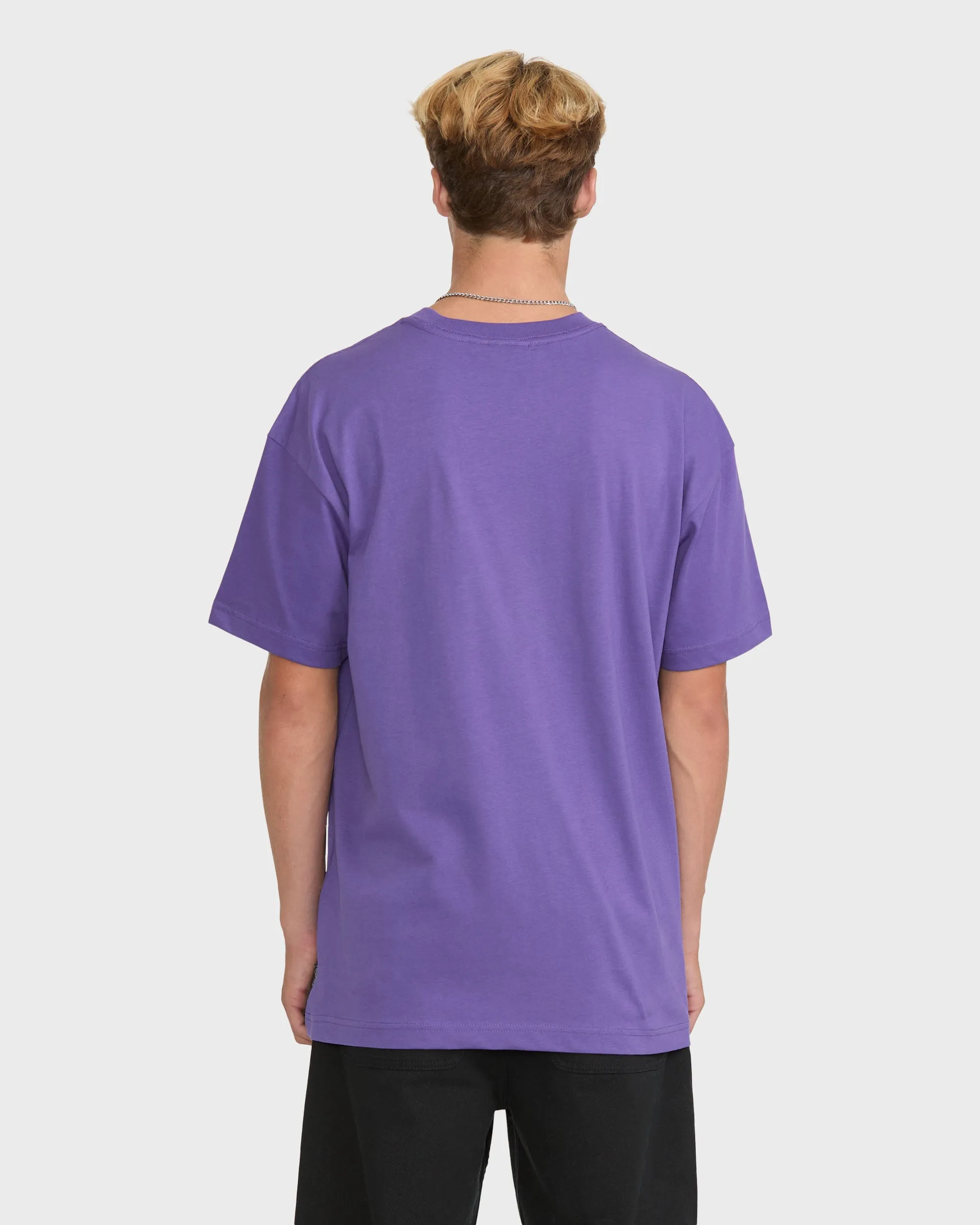 Spec Lock Short Sleeve Knit T-Shirt - Purple sold by Billabong product image thumbnail 2