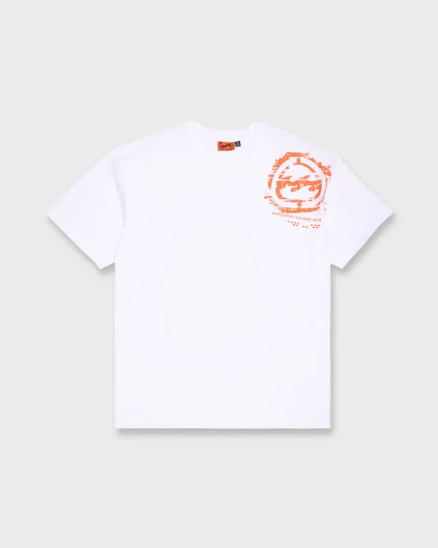 Spec Blast Short Sleeve Cotton T-Shirt - White made by Billabong