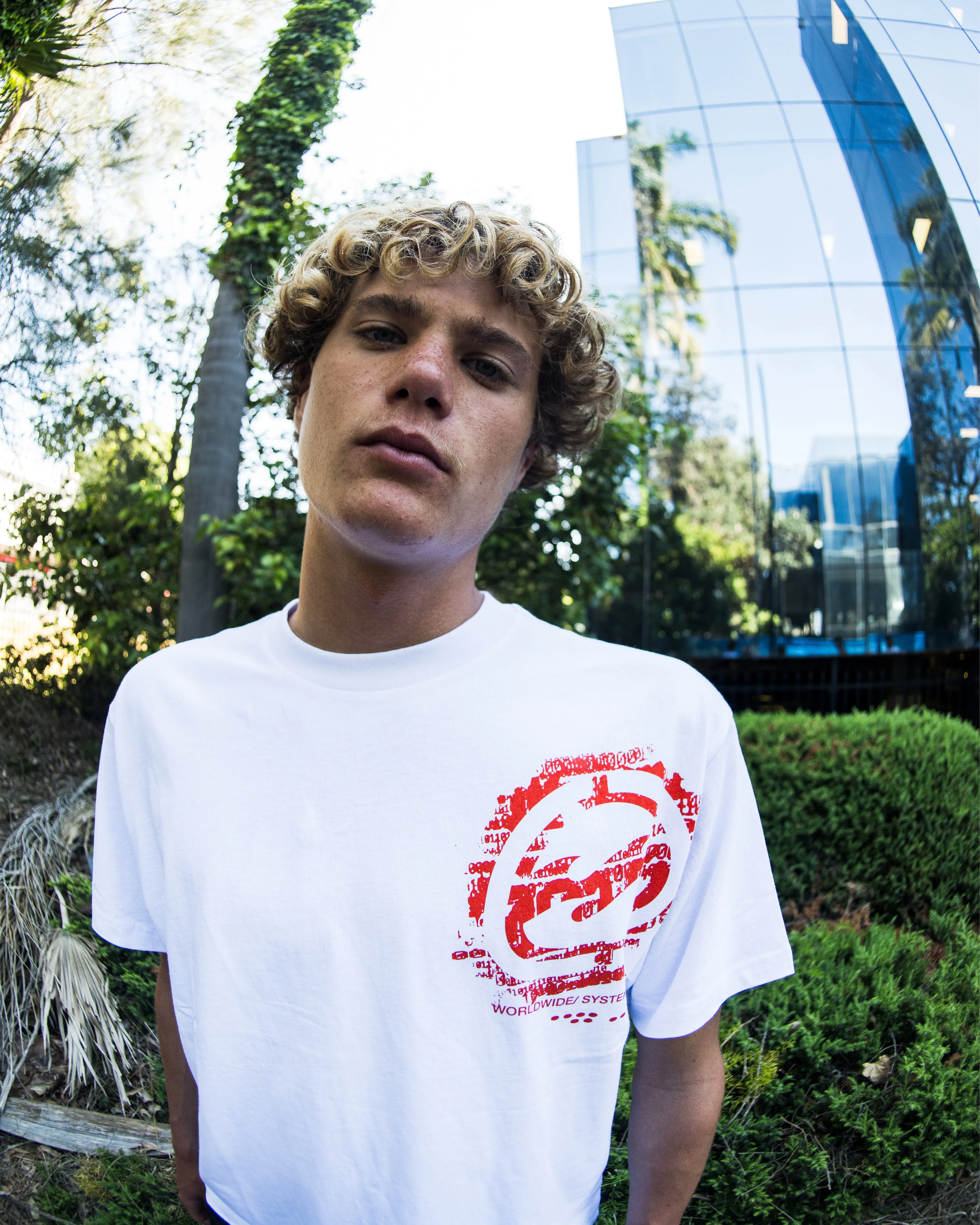 Spec Blast Short Sleeve Cotton T-Shirt - White sold by Billabong product image thumbnail 2