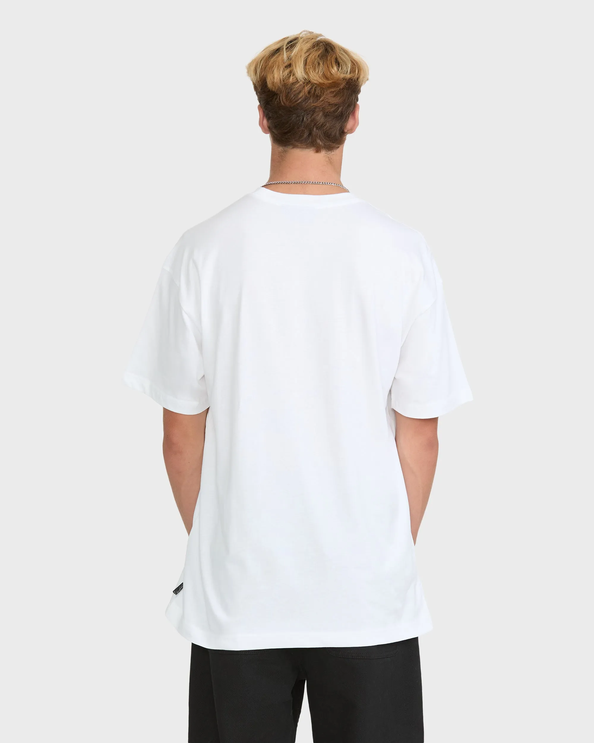 Spec Blast Short Sleeve Cotton T-Shirt - White sold by Billabong product image thumbnail 4