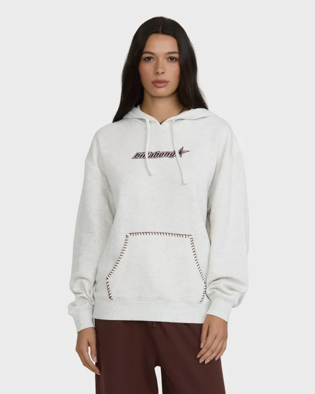 Chrome Tide Pullover Hoodie - Frost Gray Heather made by Billabong