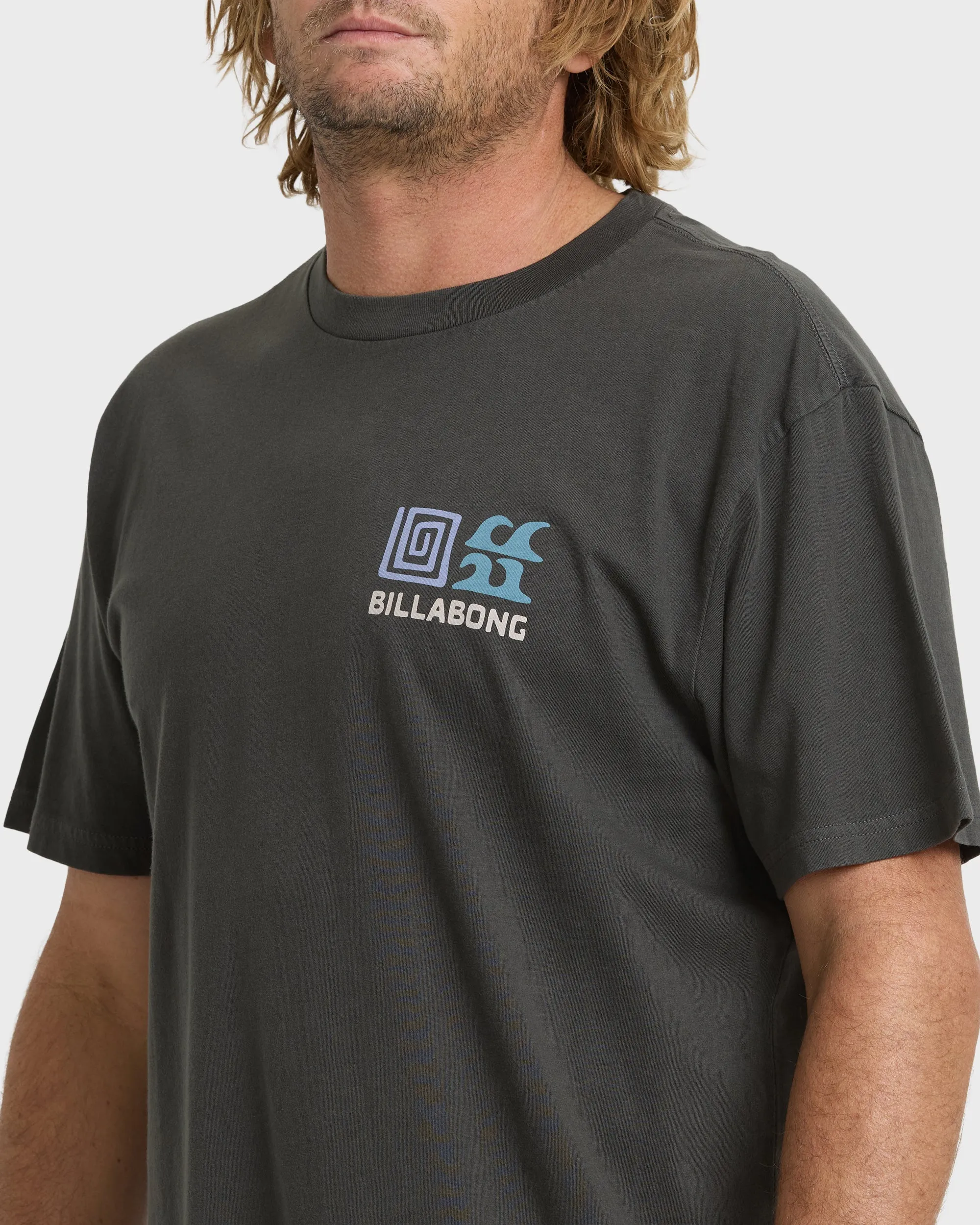 Fundamentals Premium Short Sleeve Knit Graphic T-Shirt - Raven sold by Billabong product image thumbnail 5