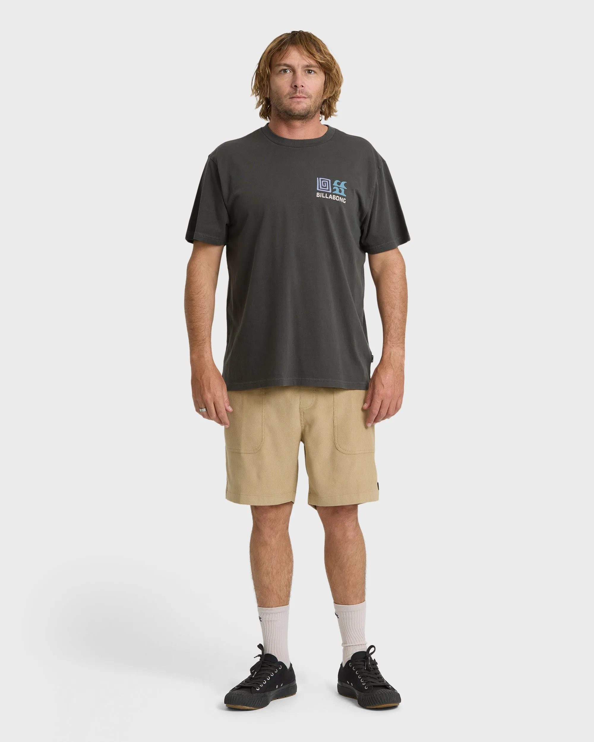 Fundamentals Premium Short Sleeve Knit Graphic T-Shirt - Raven sold by Billabong product image thumbnail 4