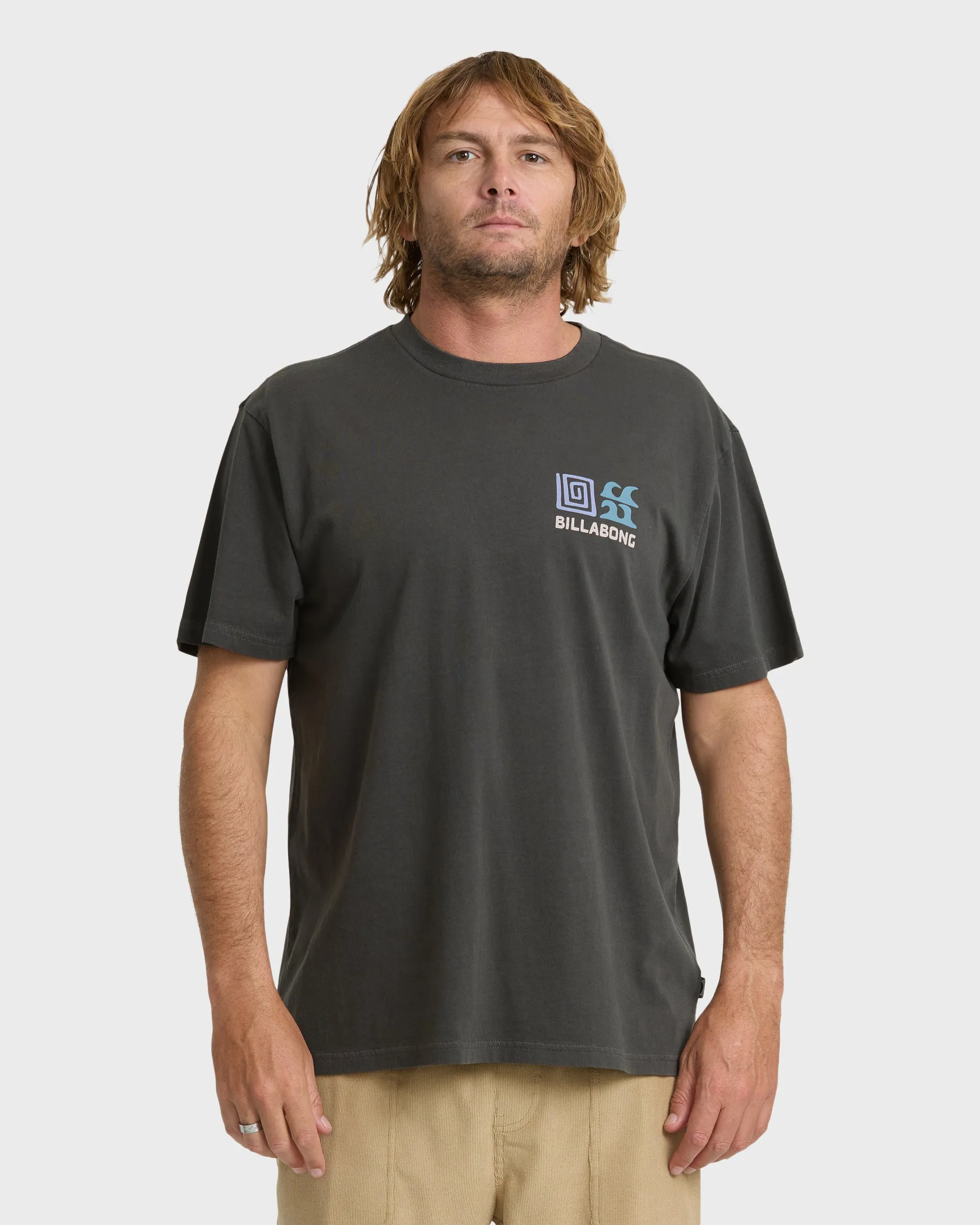 Fundamentals Premium Short Sleeve Knit Graphic T-Shirt - Raven sold by Billabong product image thumbnail 2