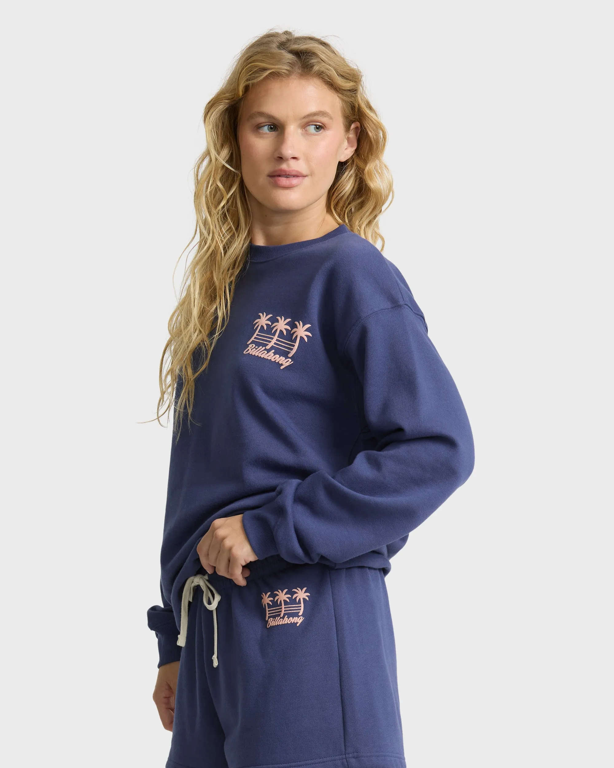 Vacation Sign Crewneck Sweatshirt - Classic Navy sold by Billabong product image thumbnail 3