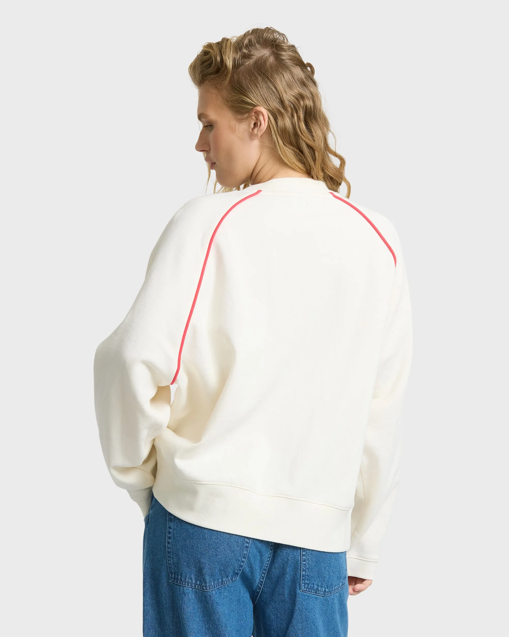 Gold Coast Palm Crewneck Sweatshirt - Salt Crystal sold by Billabong product image thumbnail 2