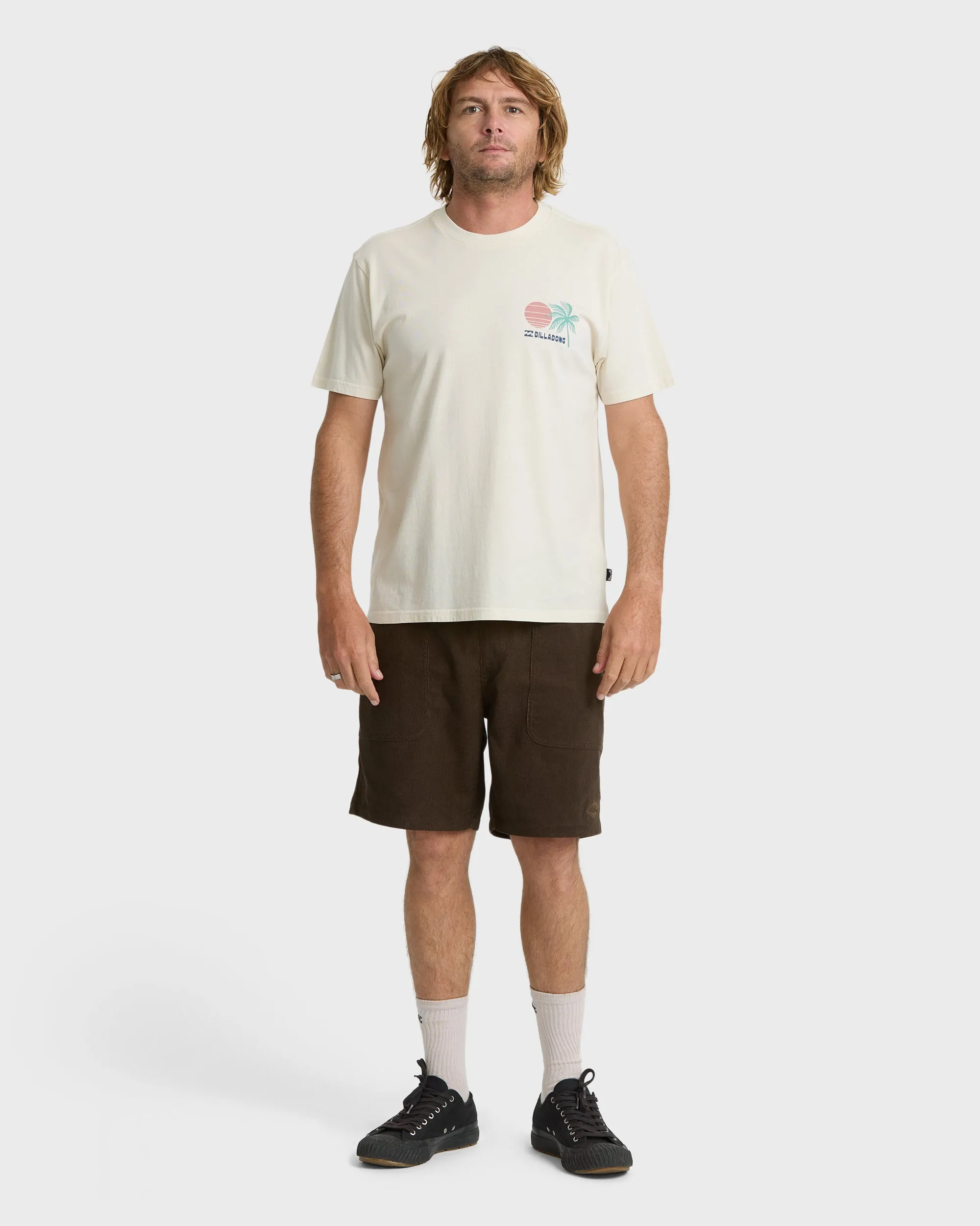 Cape Premium Knit Short Sleeve T-Shirt - Oatmeal sold by Billabong product image thumbnail 4